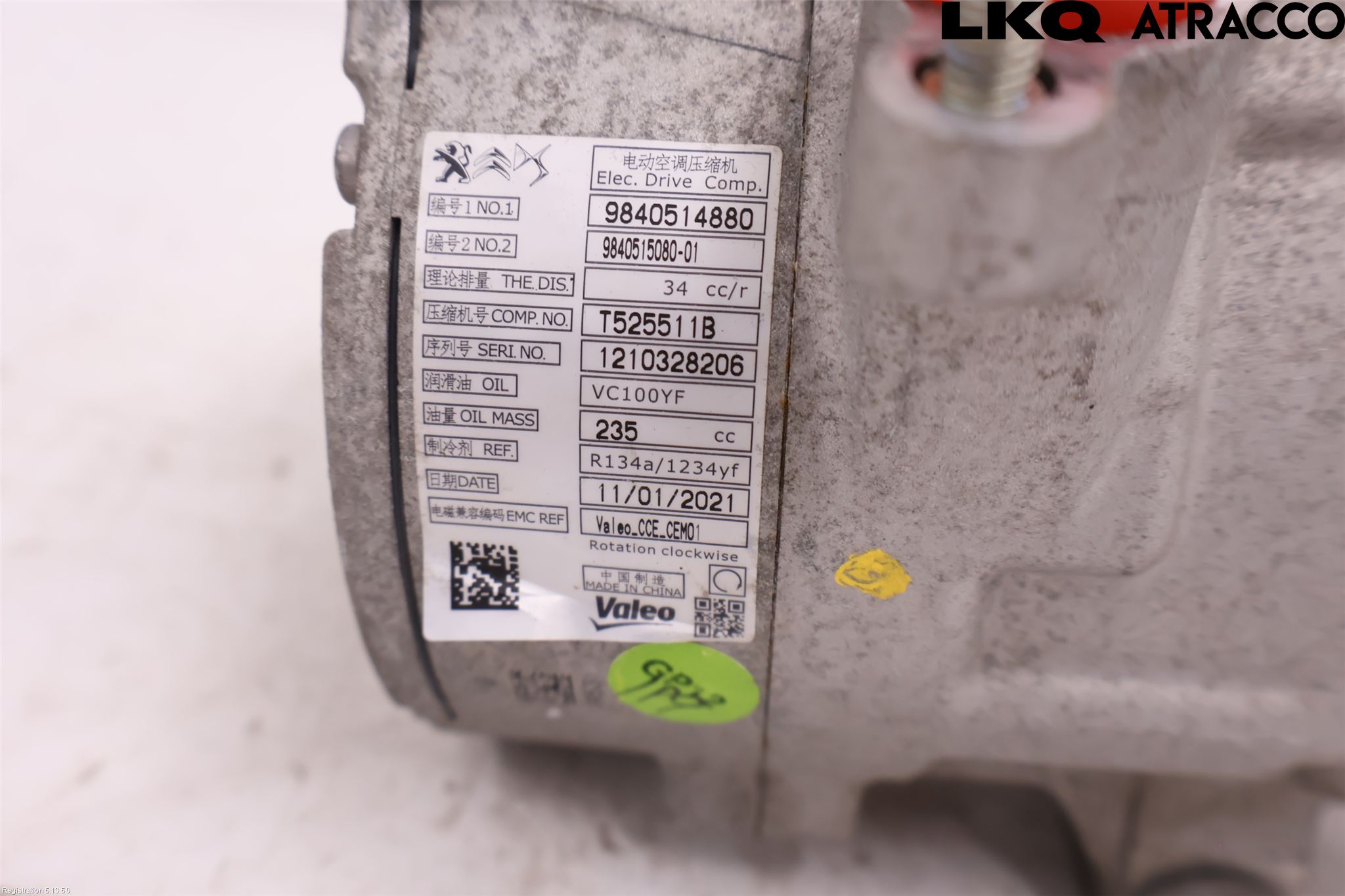 Toyota PROACE II 16- Ac Kompressor