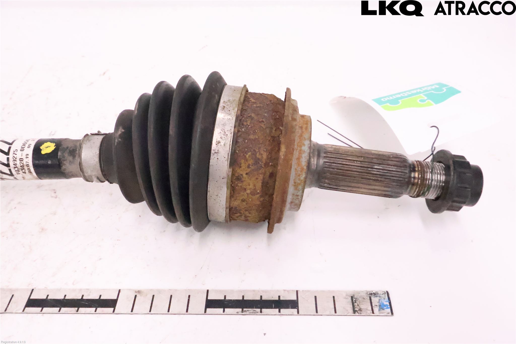 Toyota YARIS XP130 15-20 Drivaxel Fram Vänster