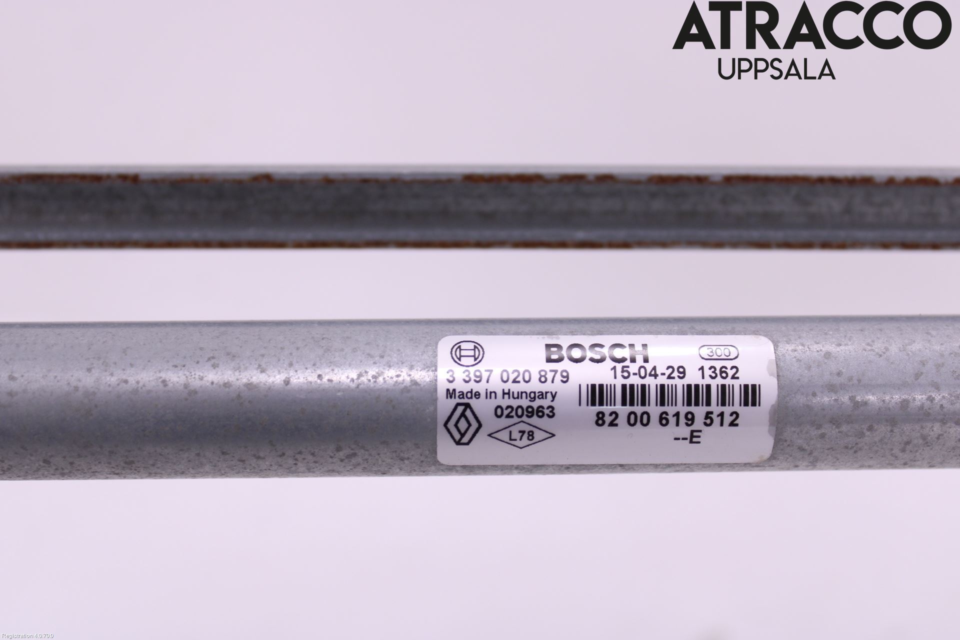 Dacia DUSTER 10-17 Torkarmekanism Vindruta