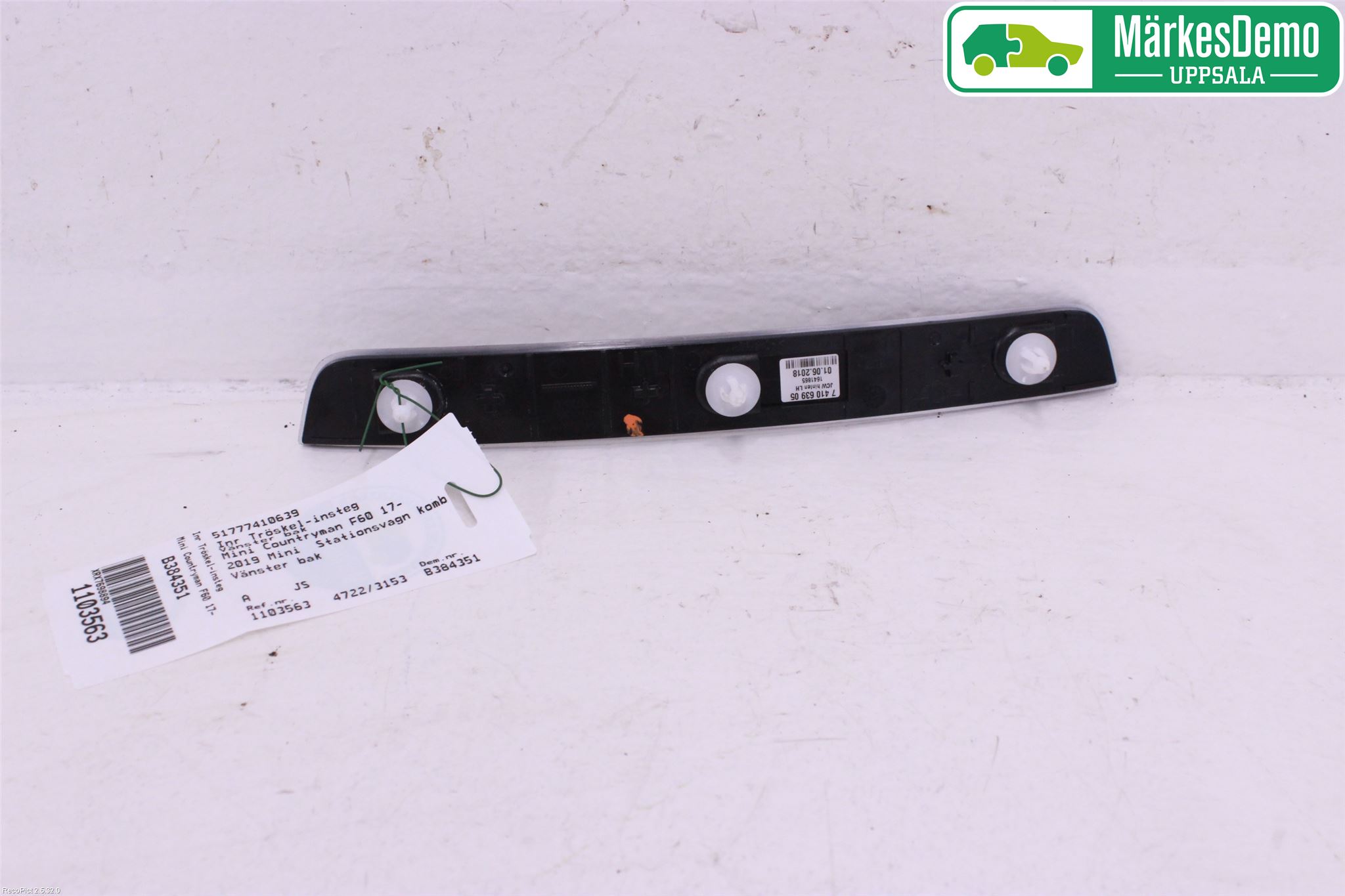 Mini COUNTRYMAN F60 17-23 Inr Tröskel-Insteg