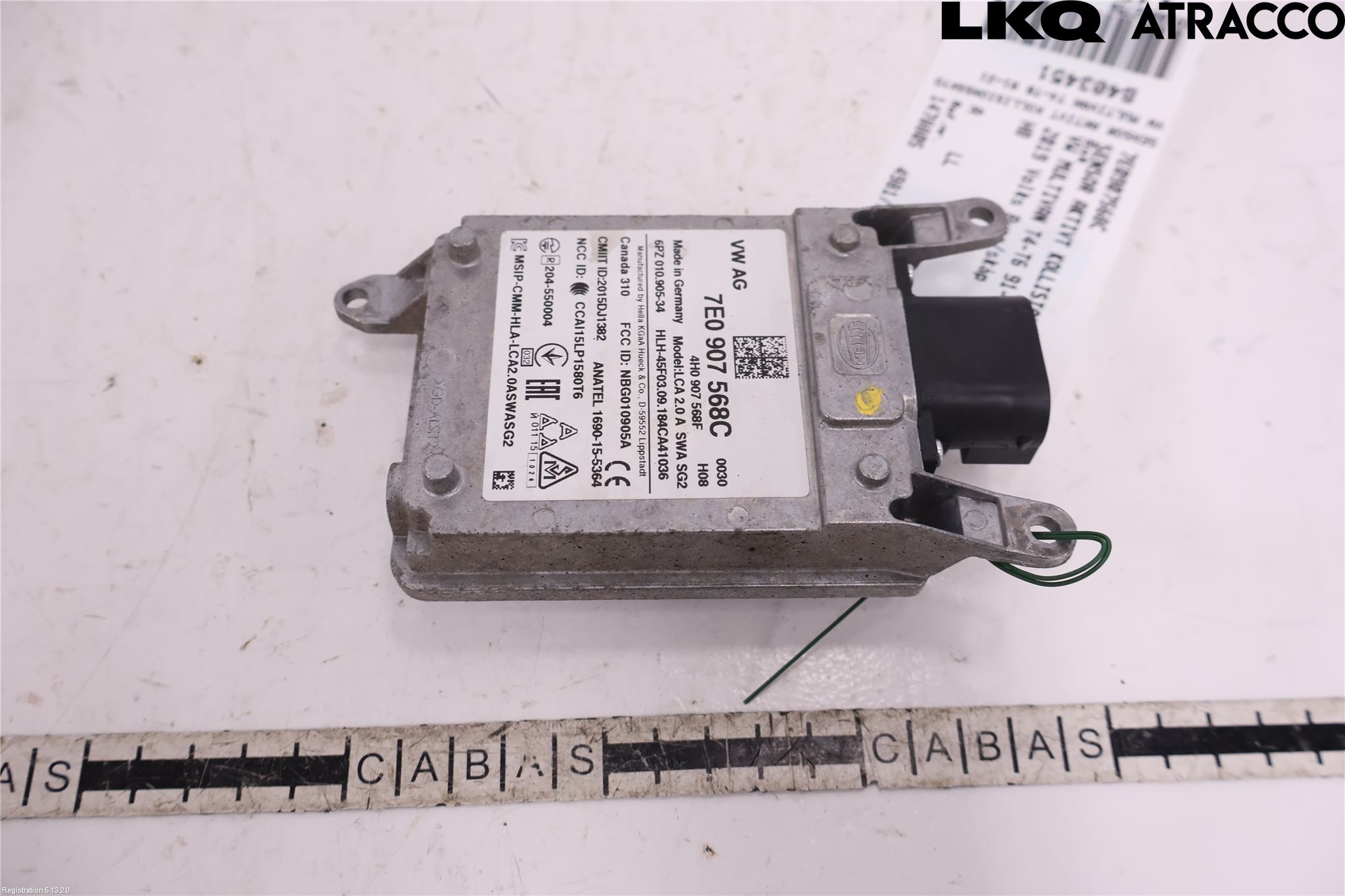 Volkswagen VW MULTIVAN T4-T6 91-21 Sensor Aktivt Kollisionsskydd