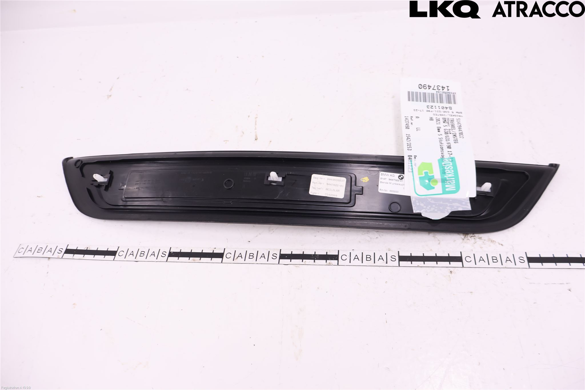 BMW 5 G30/G31/F90 17-23 Inr Tröskel-Insteg