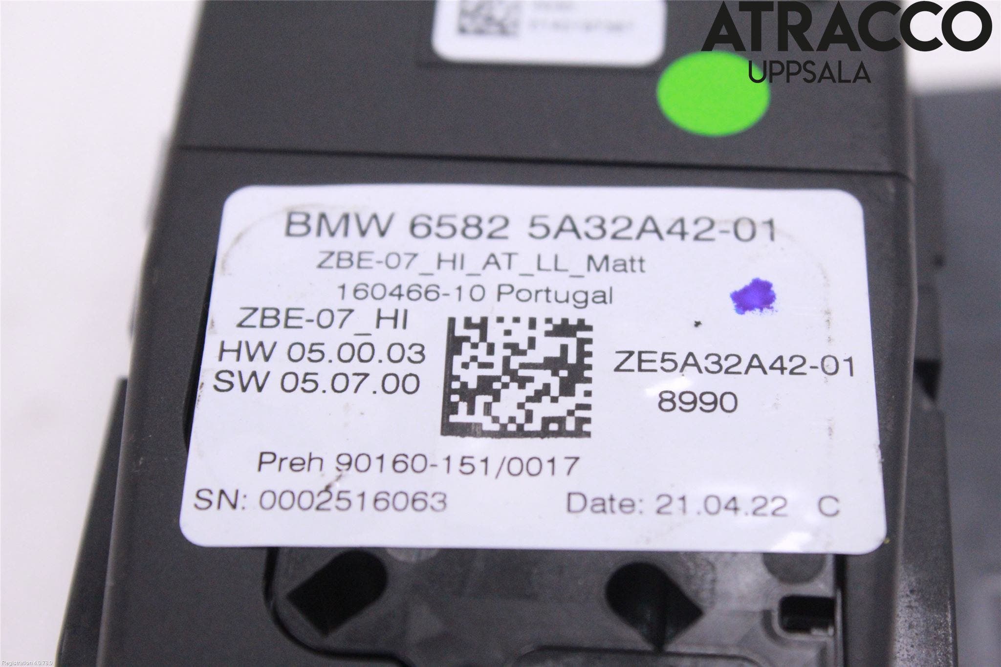 BMW 3 G20/G21/G80/G81 19- Strömställare Multifunktion