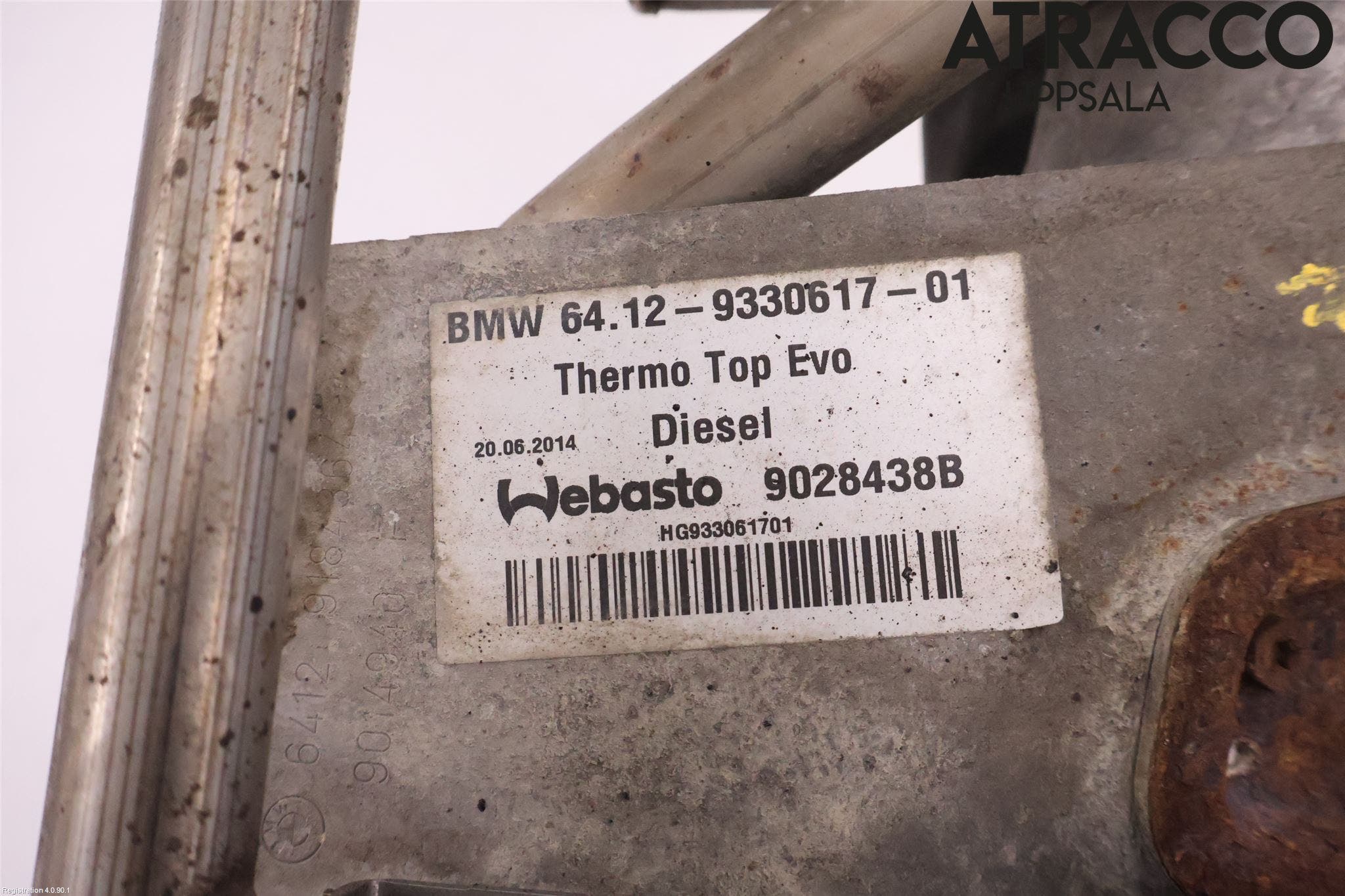 BMW 5 F10/F11/F18 09-17 Dieselvärmare