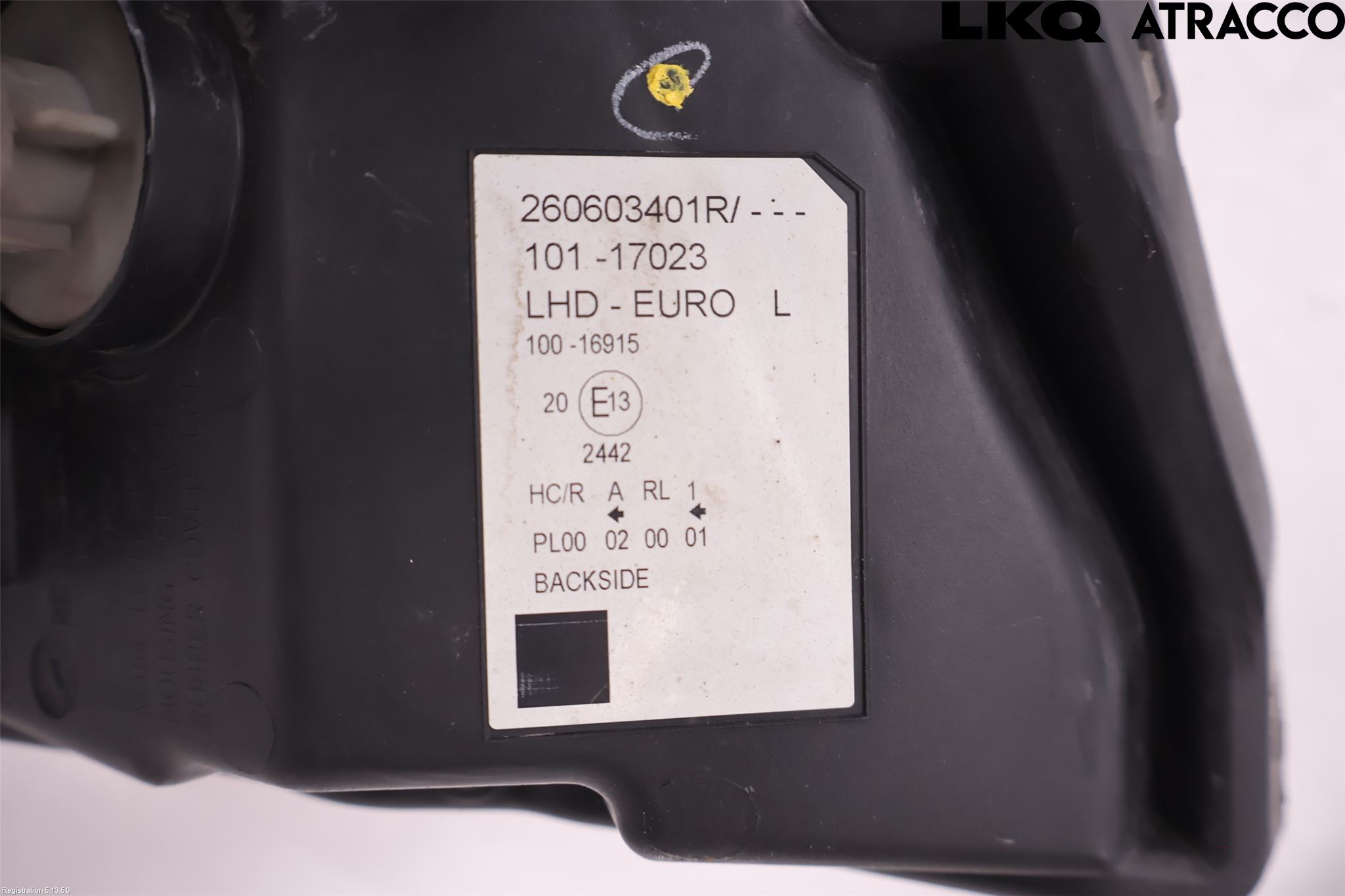 Renault KANGOO II 08-14 Strålkastare Vänster