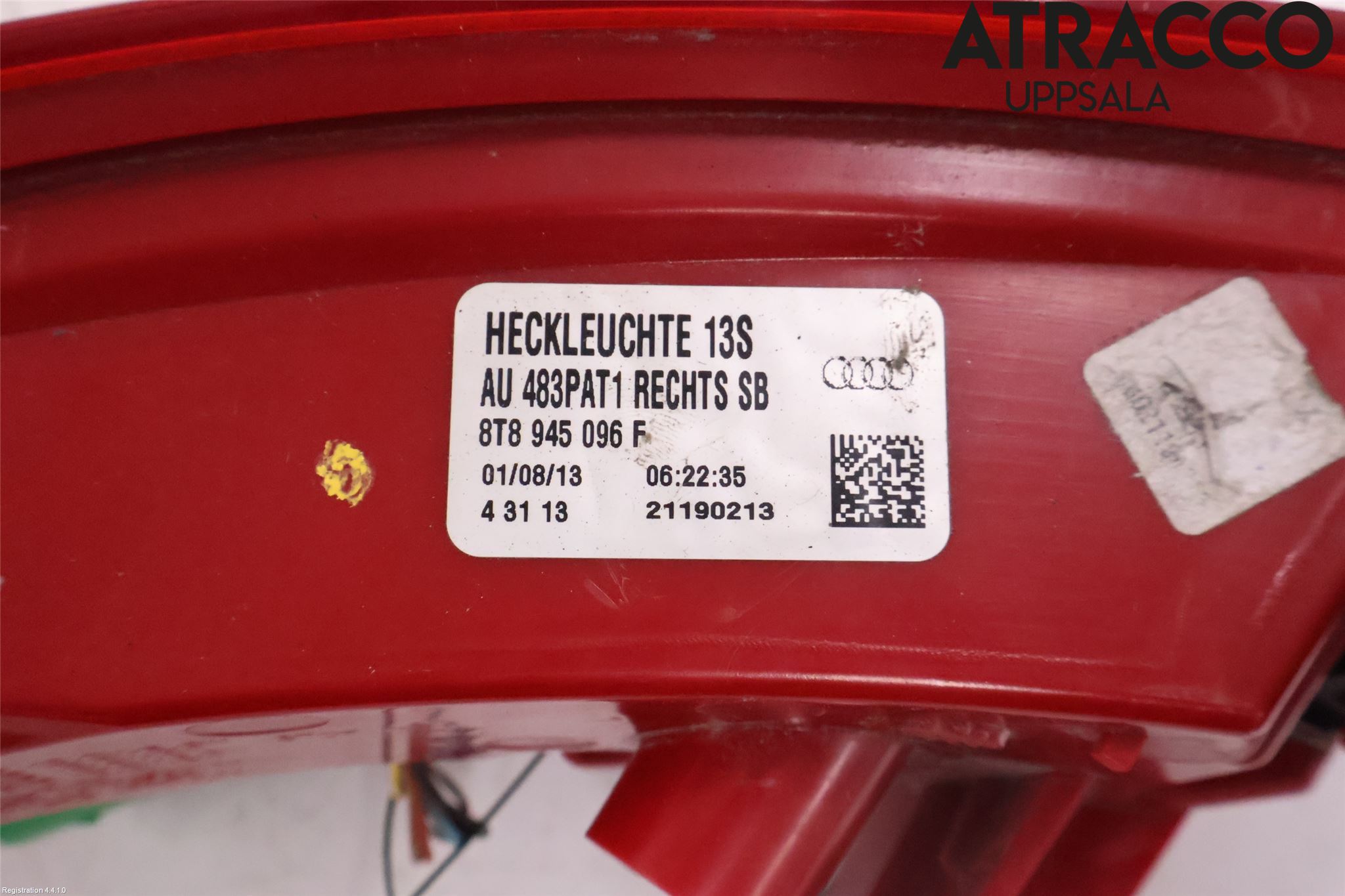 Audi A5 07-16 Bakljus Höger