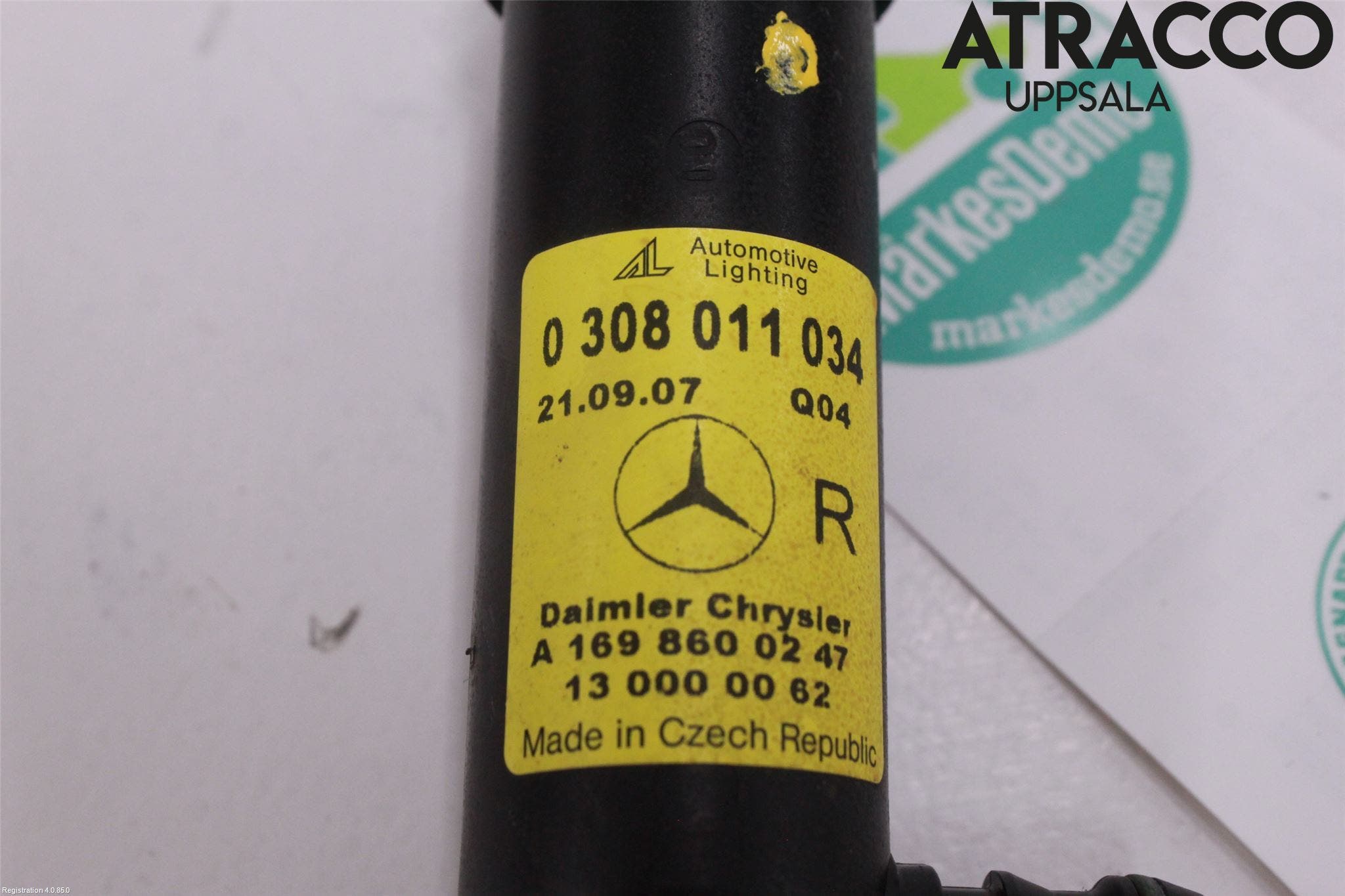 Mercedes-Benz MB A-KLASS (W169) 04-12 Spolarmunstycke Strålkastare