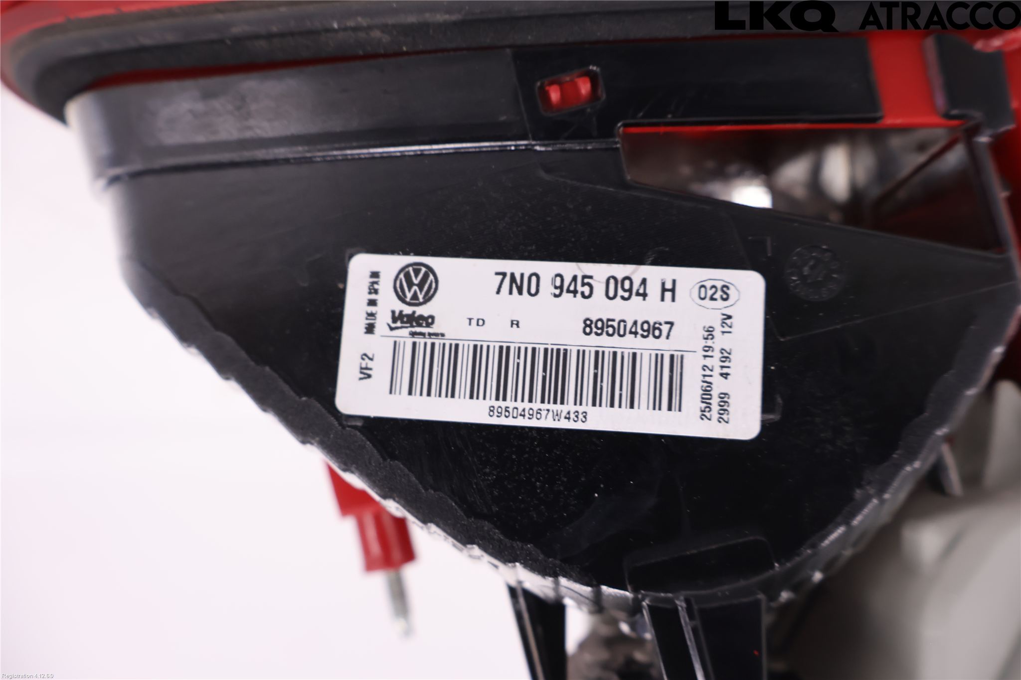 Volkswagen VW SHARAN 11- Bakljus Lucka Hö