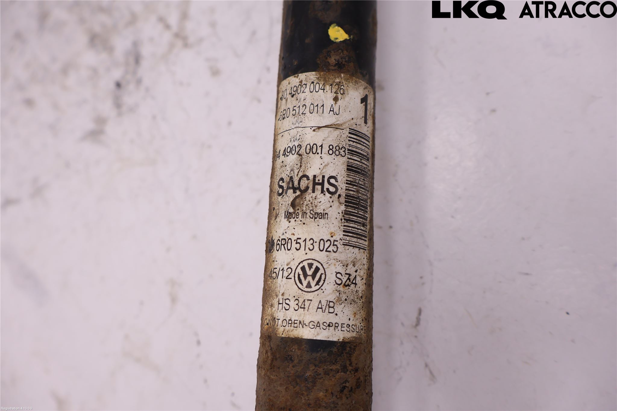 Volkswagen VW POLO 10-17 Stötdämpare Bak