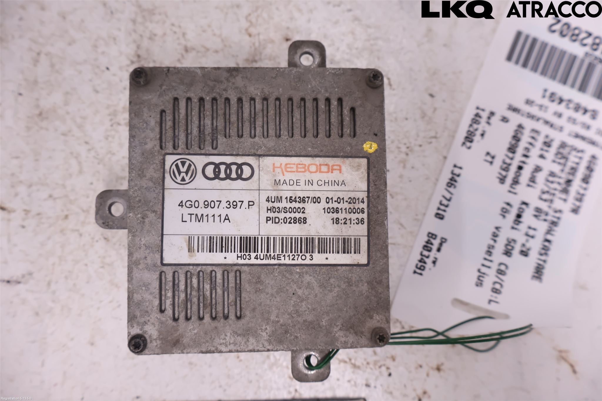 Audi A3/S3 8V 13-20 Styrenhet Strålkastare