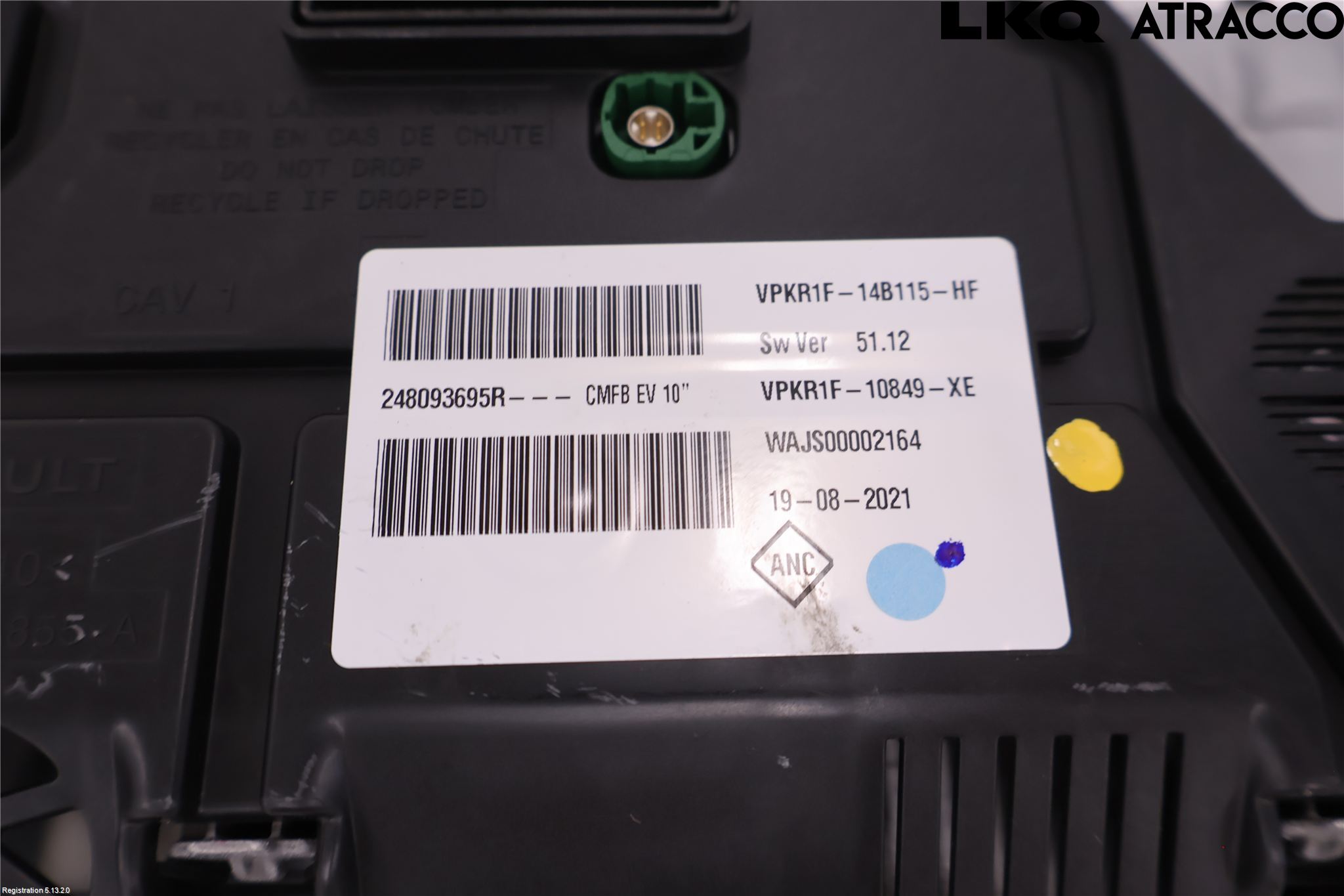 Renault ZOE/E-TECH 13- Instrument Komb
