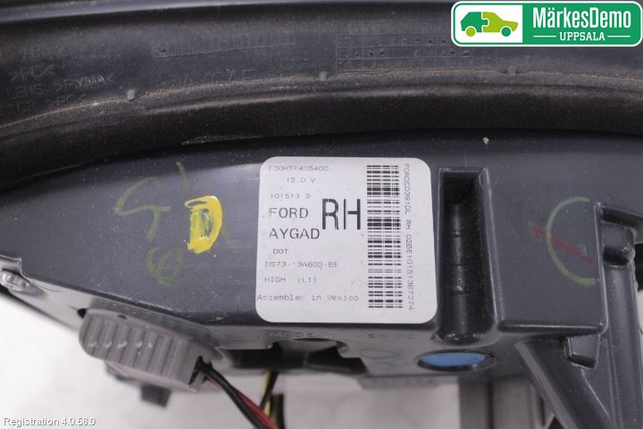 Ford FUSION Bakljus Lucka Hö