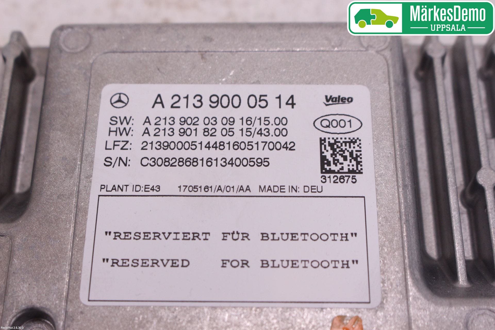 Mercedes-Benz MB E-KLASS (W213) 16-23 Styrenhet Parkeringshjälp