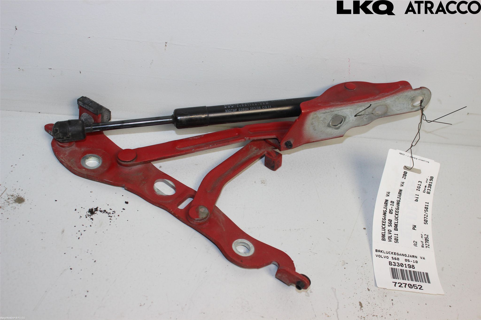 Volvo S60 05-10 Bakluckegångjärn Vä