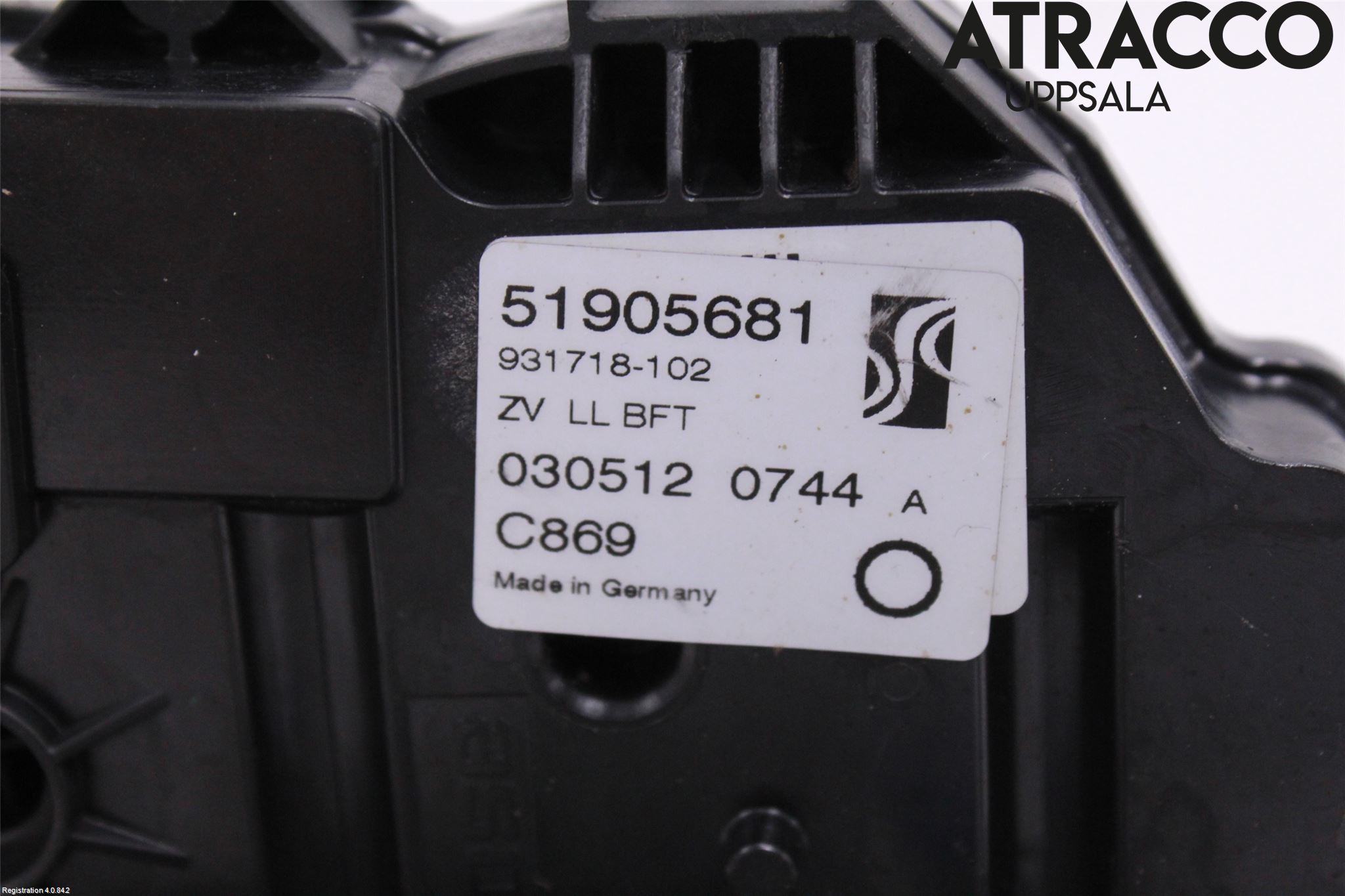 Fiat PUNTO EVO 10-12 Låskista-Dörrlås