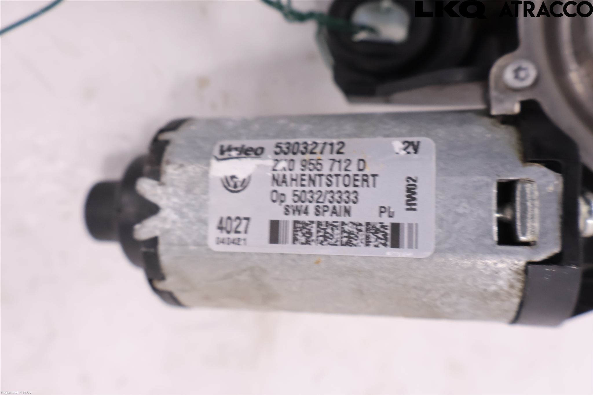 Volkswagen VW CADDY 16-20 Torkarmotor Baklucka