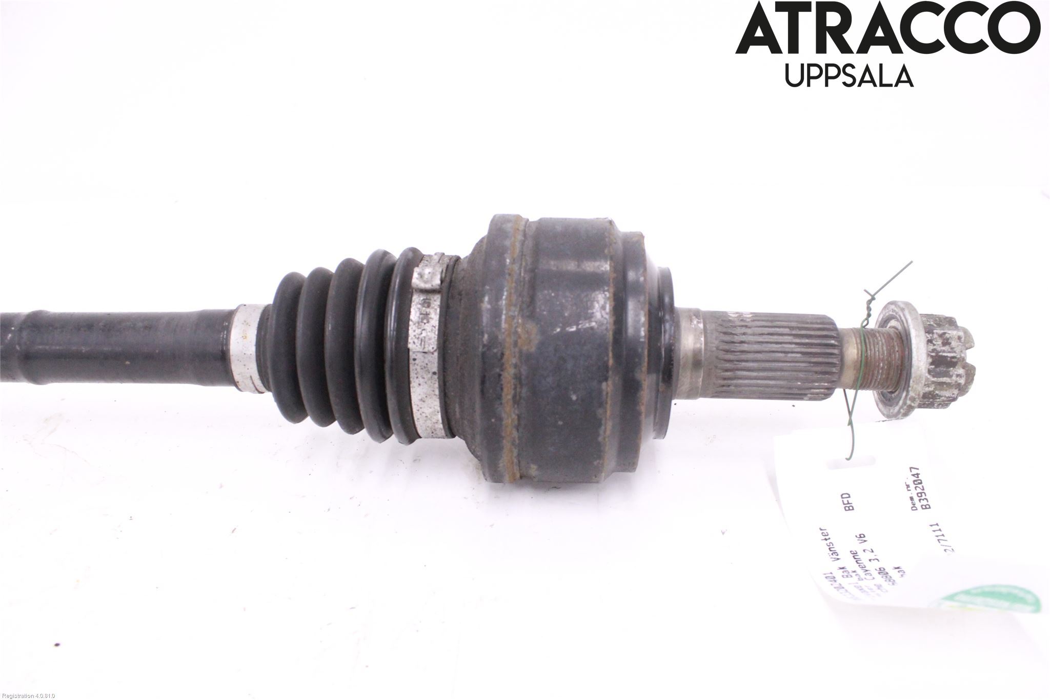 Porsche CAYENNE 03- Drivaxel Bak Vänster