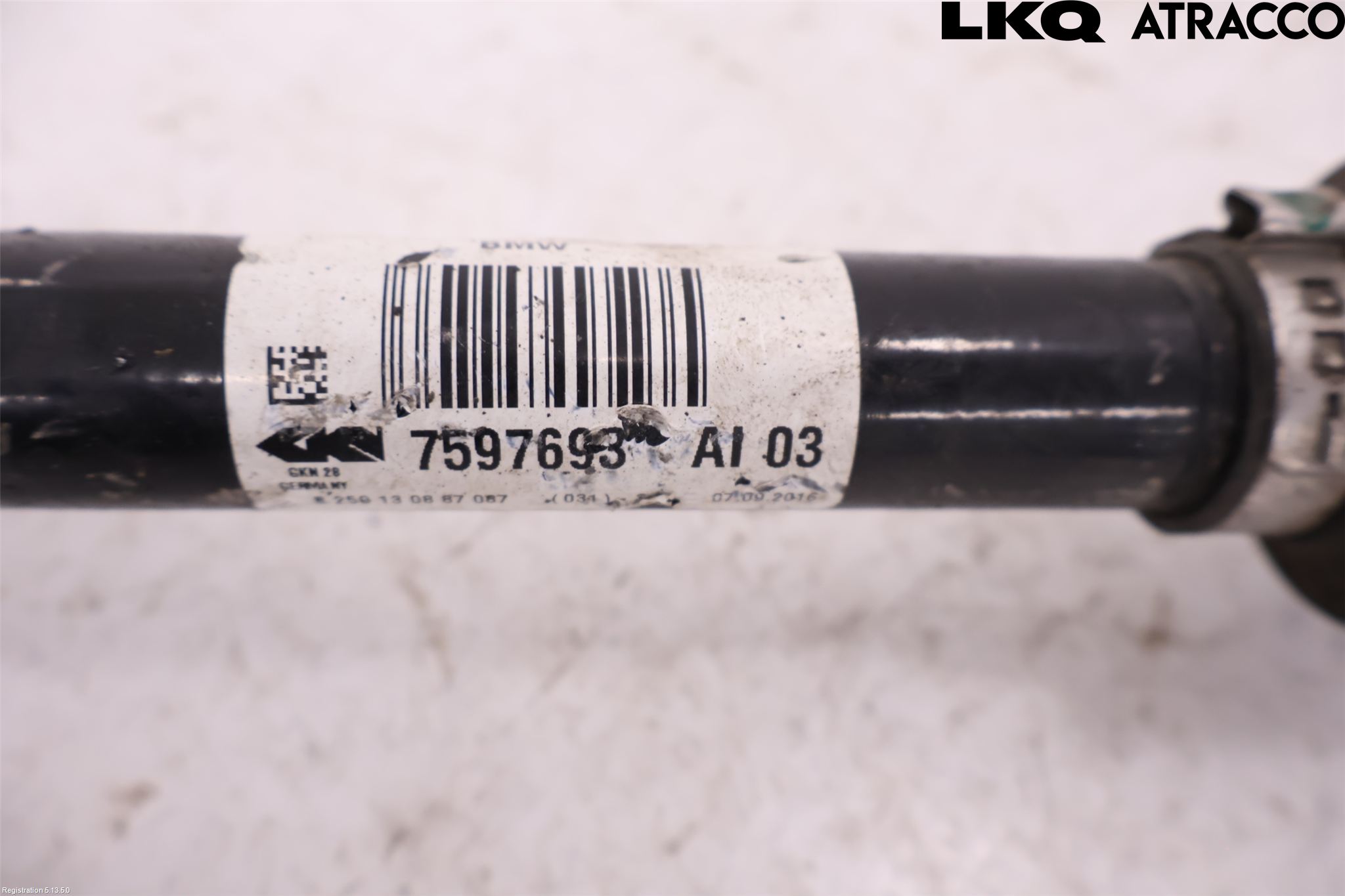 BMW 3 GT F34 13-19 Drivaxel Fram Vänster