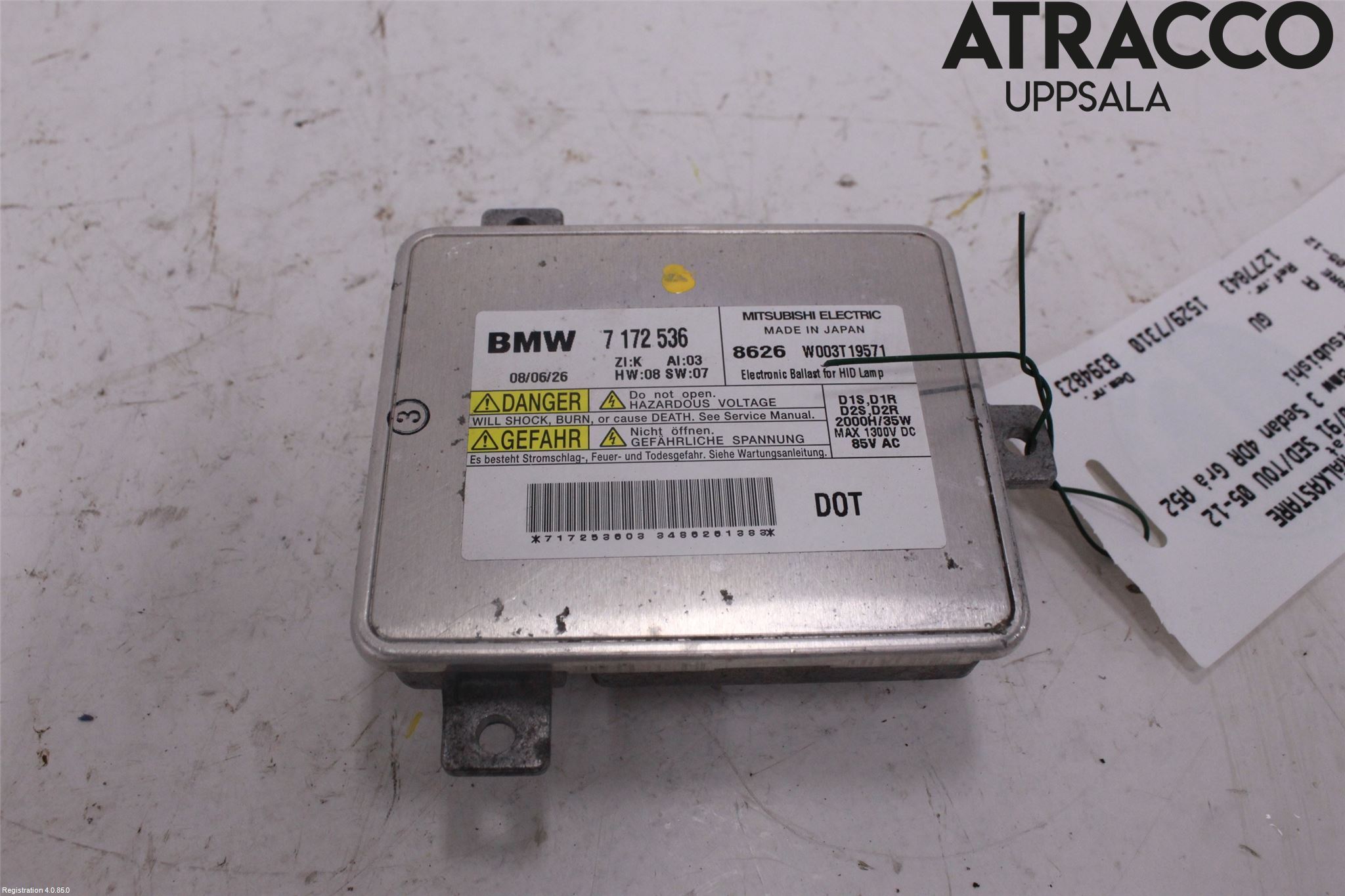 BMW 3 E90/91 SED/TOU 05-12 Styrenhet Strålkastare