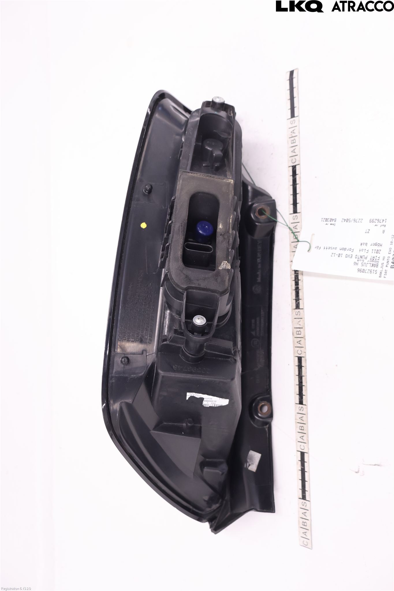 Fiat PUNTO EVO 10-12 Bakljus Höger