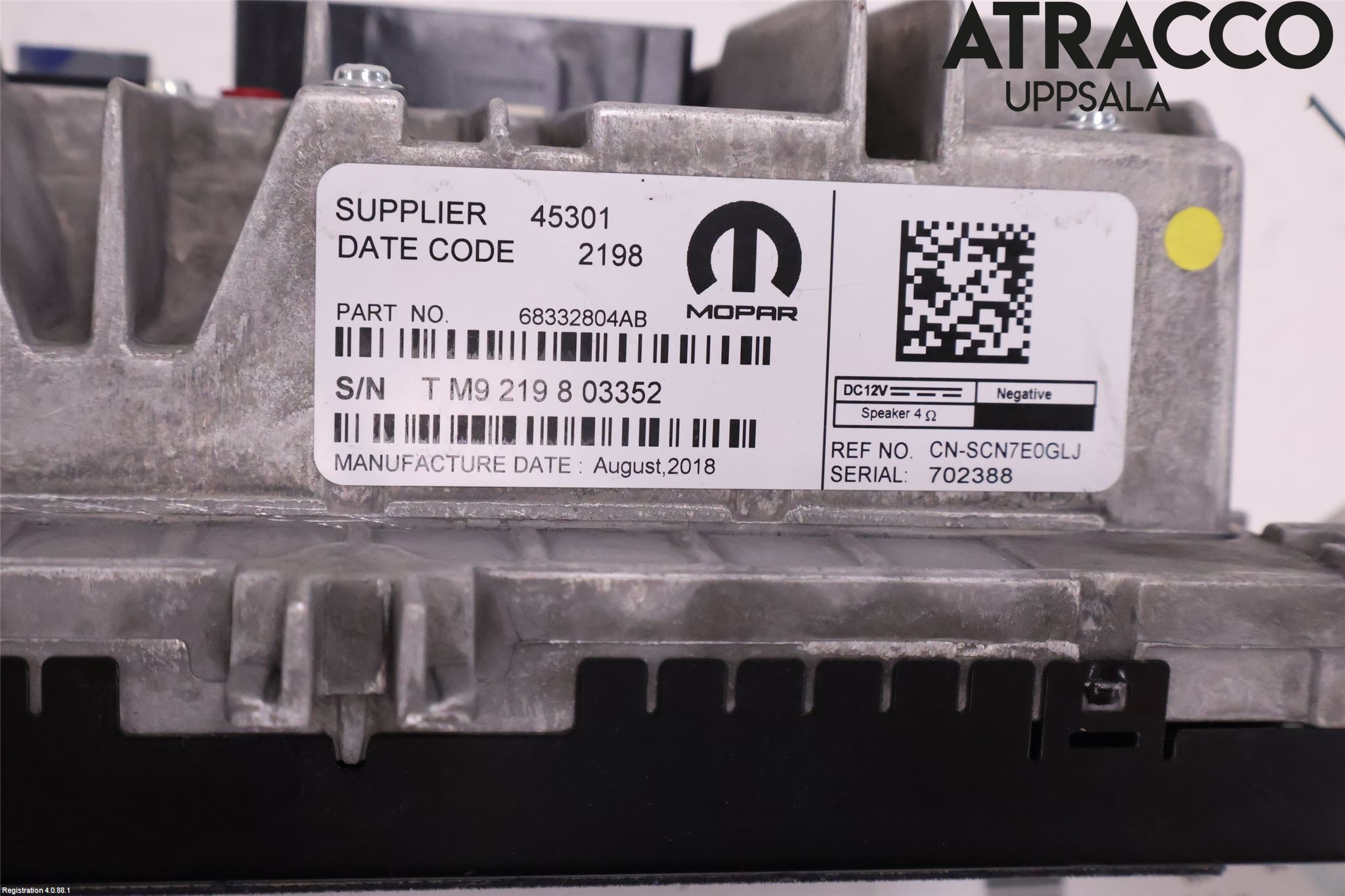 Jeep COMPASS Bildskärm