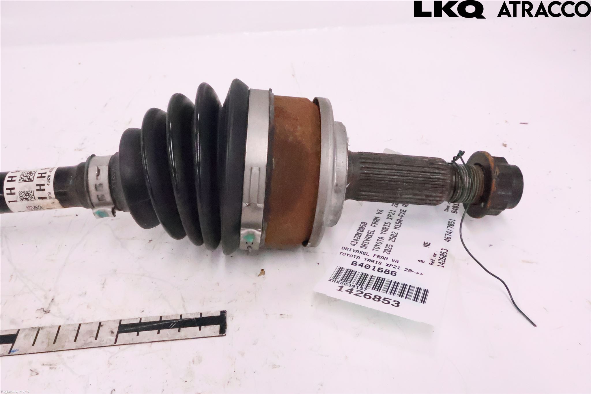 Toyota YARIS XP21 20- Drivaxel Fram Vänster