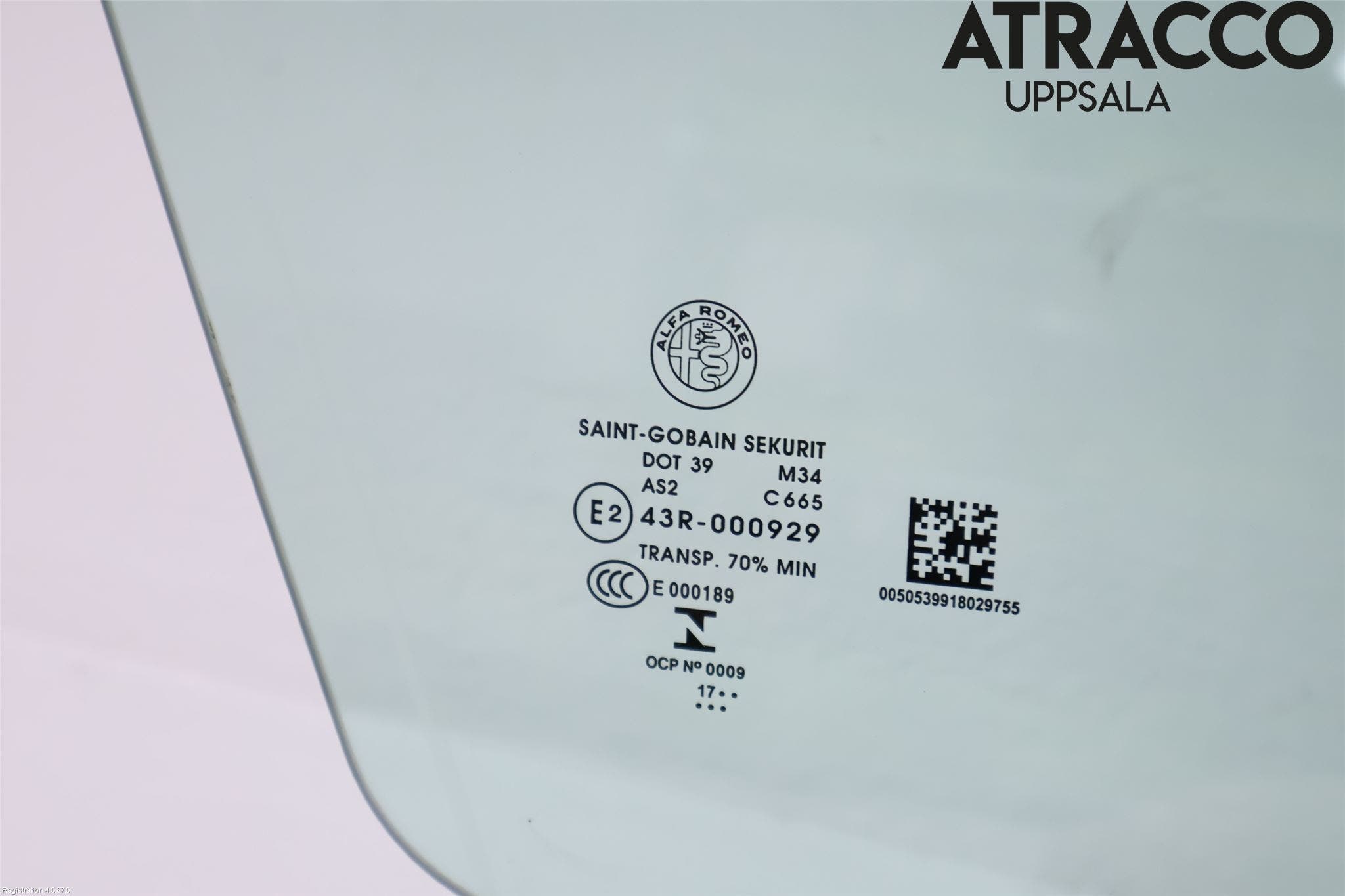 Alfa STELVIO 17- Dörruta Fram Höger