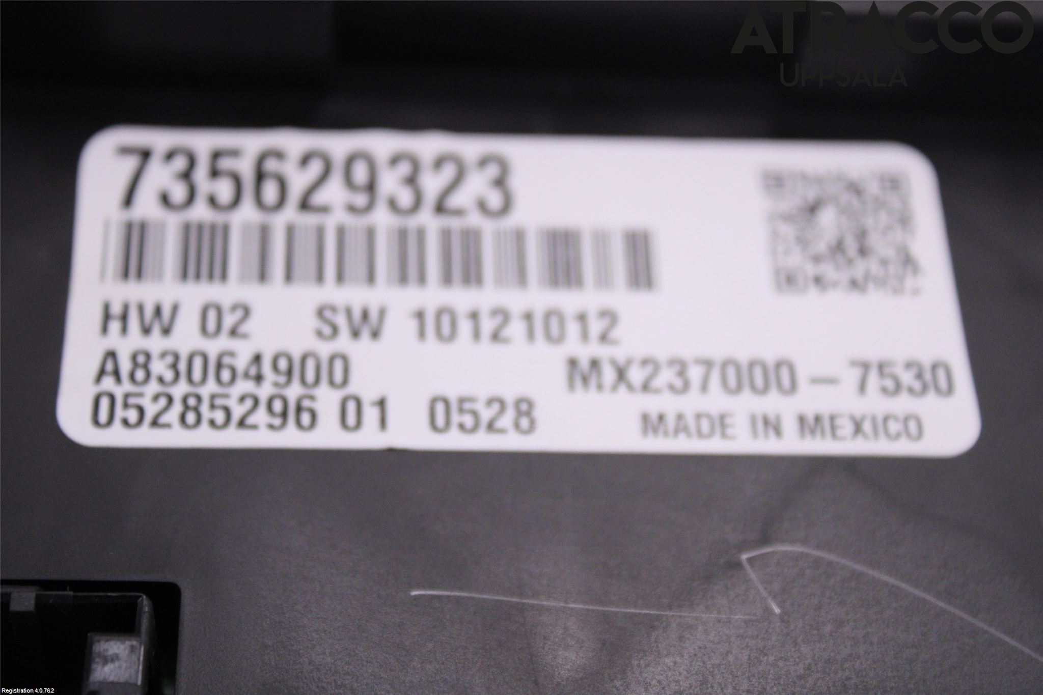 Fiat 500 07- Ac Styrenhet Ac Manöveren