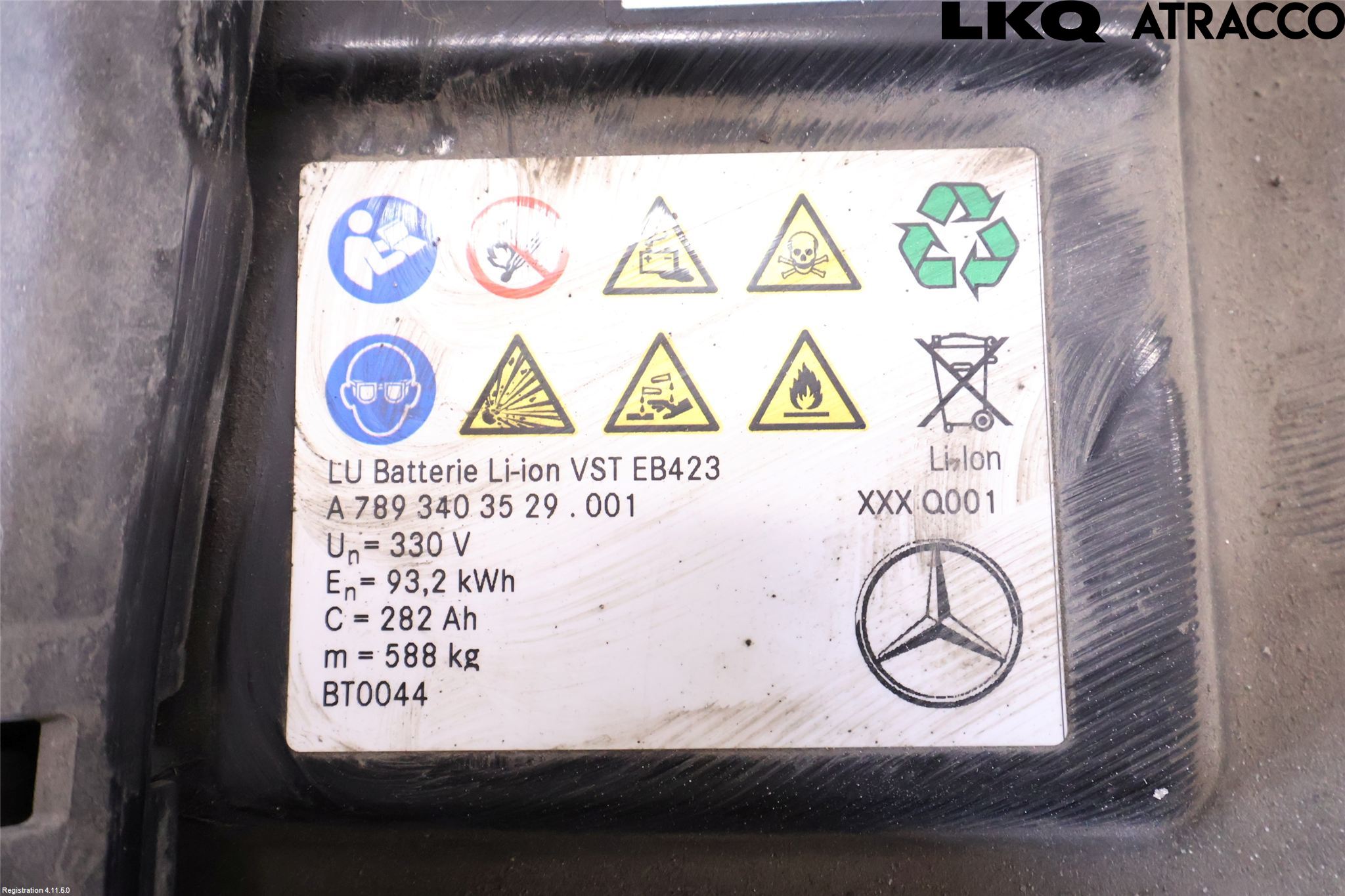 Mercedes-Benz MB EQE (V295) 22- Batteri Högspänning