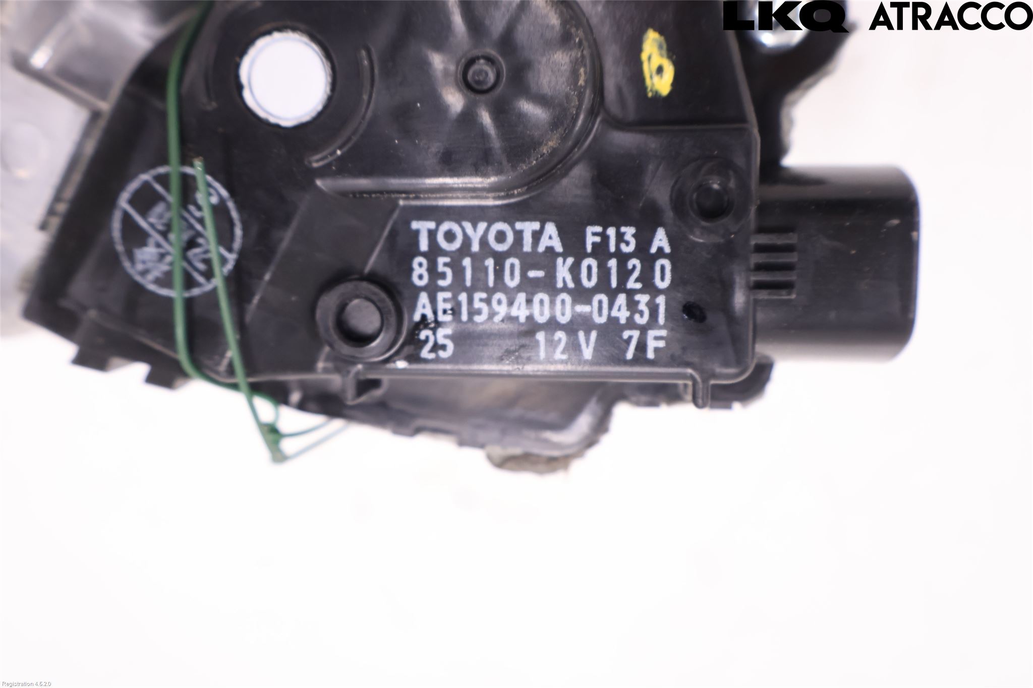 Toyota YARIS XP21 20- Torkarmotor Vindruta