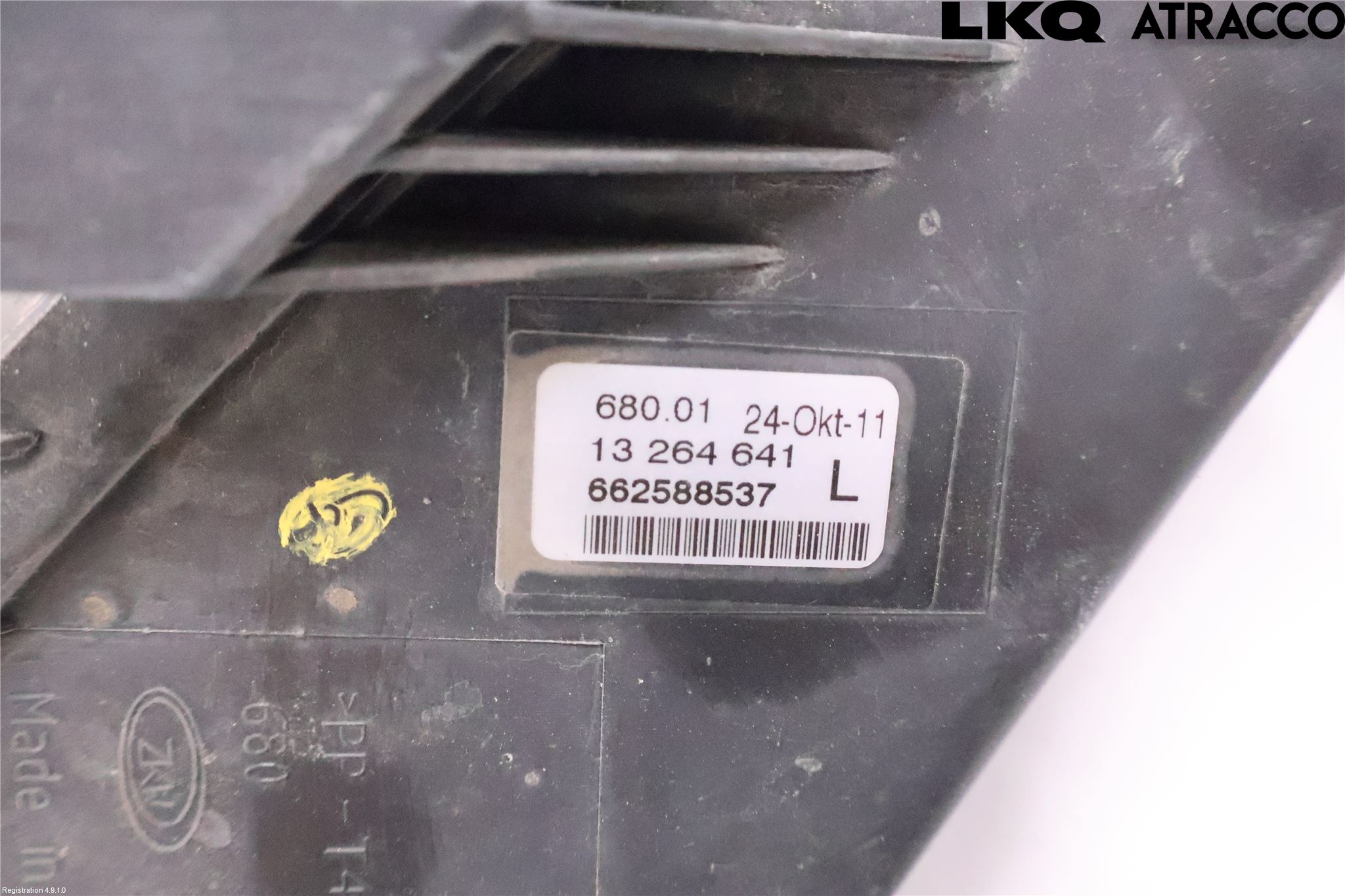 Opel ASTRA J 10-15 Dimljus-Varselljus Fram