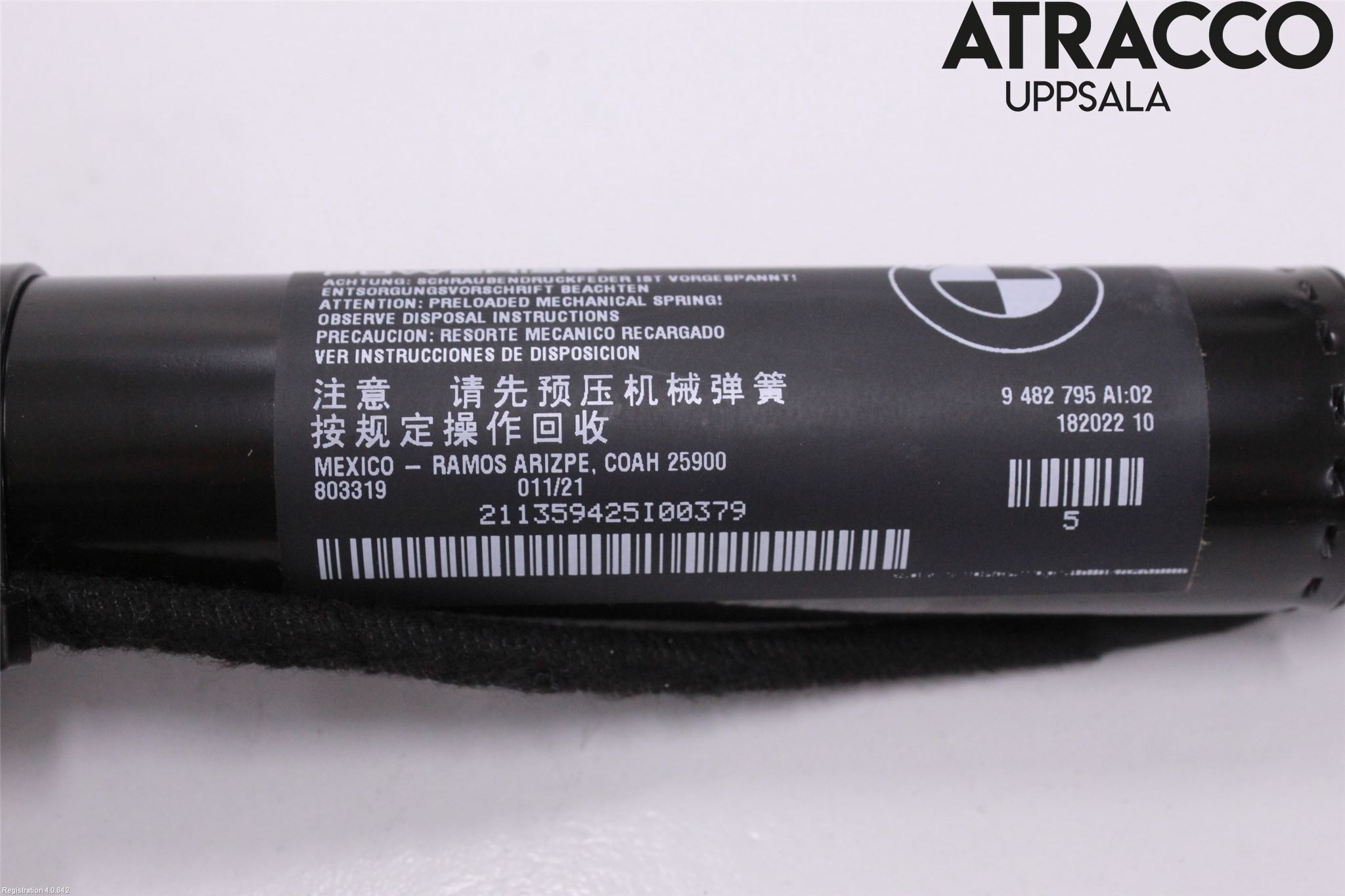 BMW X3 G01 18- Gasfjäder Baklucka