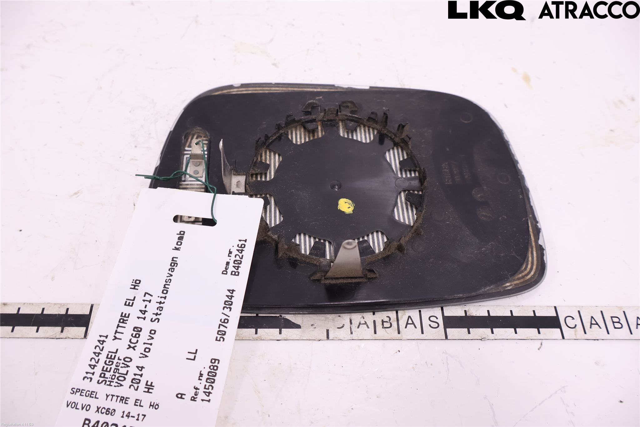 Volvo XC60 14-17 Spegelglas Hö