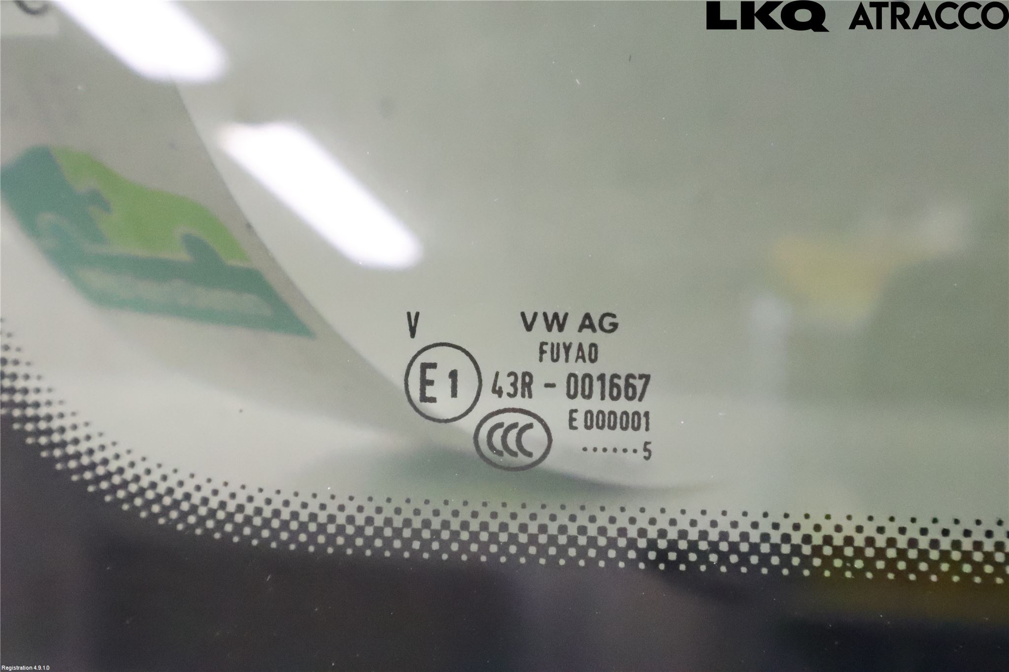 Volkswagen VW UP! / E-UP! Dörruta Bak Höger