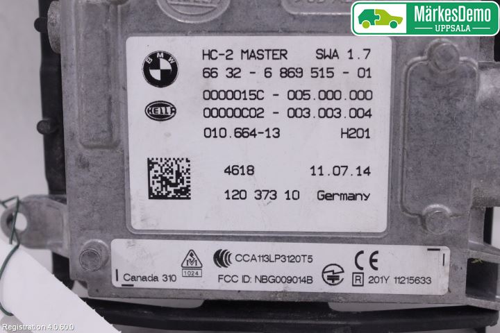 BMW 4 F36 Gran Coupé 14-20 Sensor Aktivt Kollisionsskydd