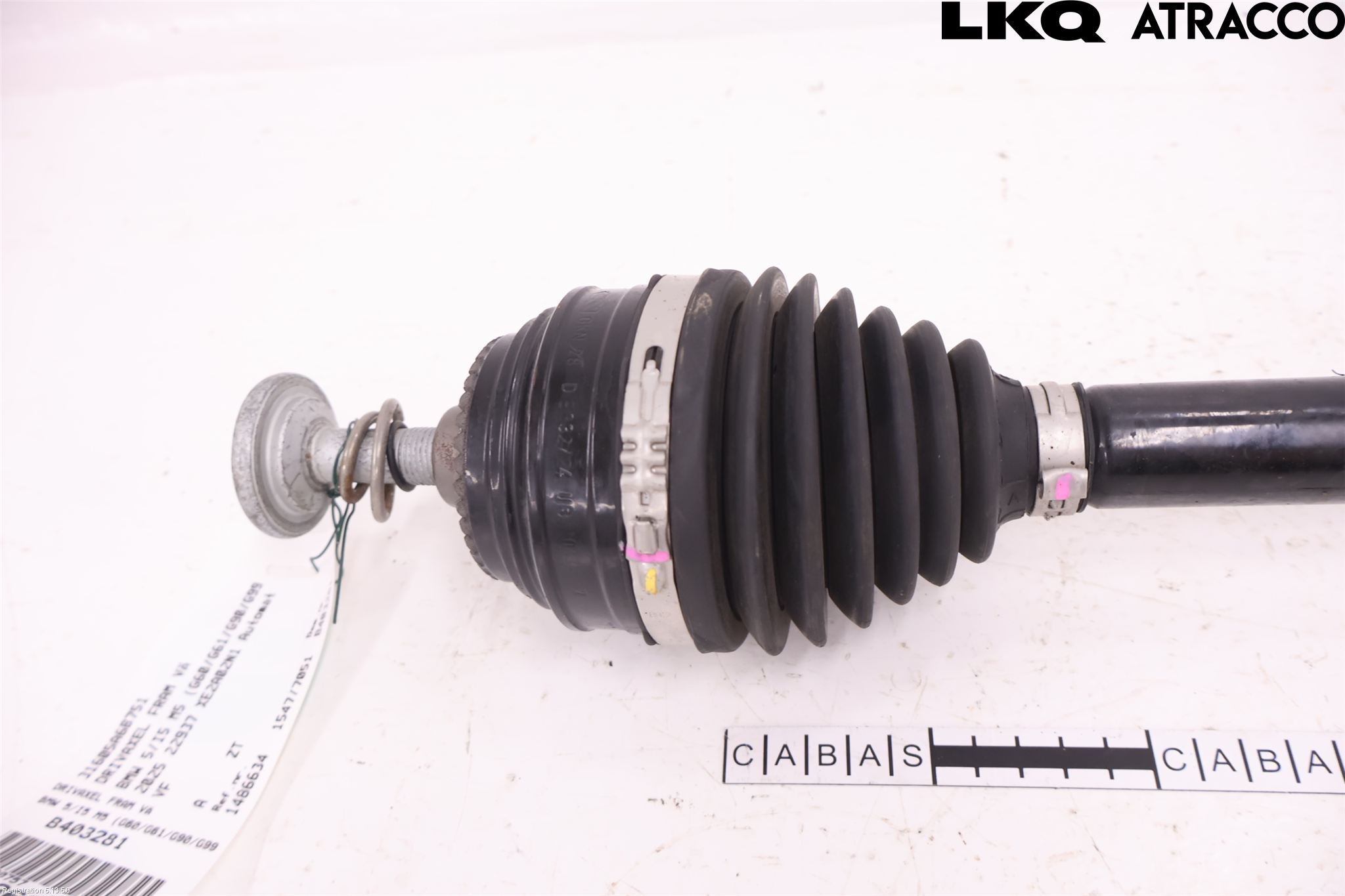 BMW 5/i5 G60/G61 24- Drivaxel Fram Vänster