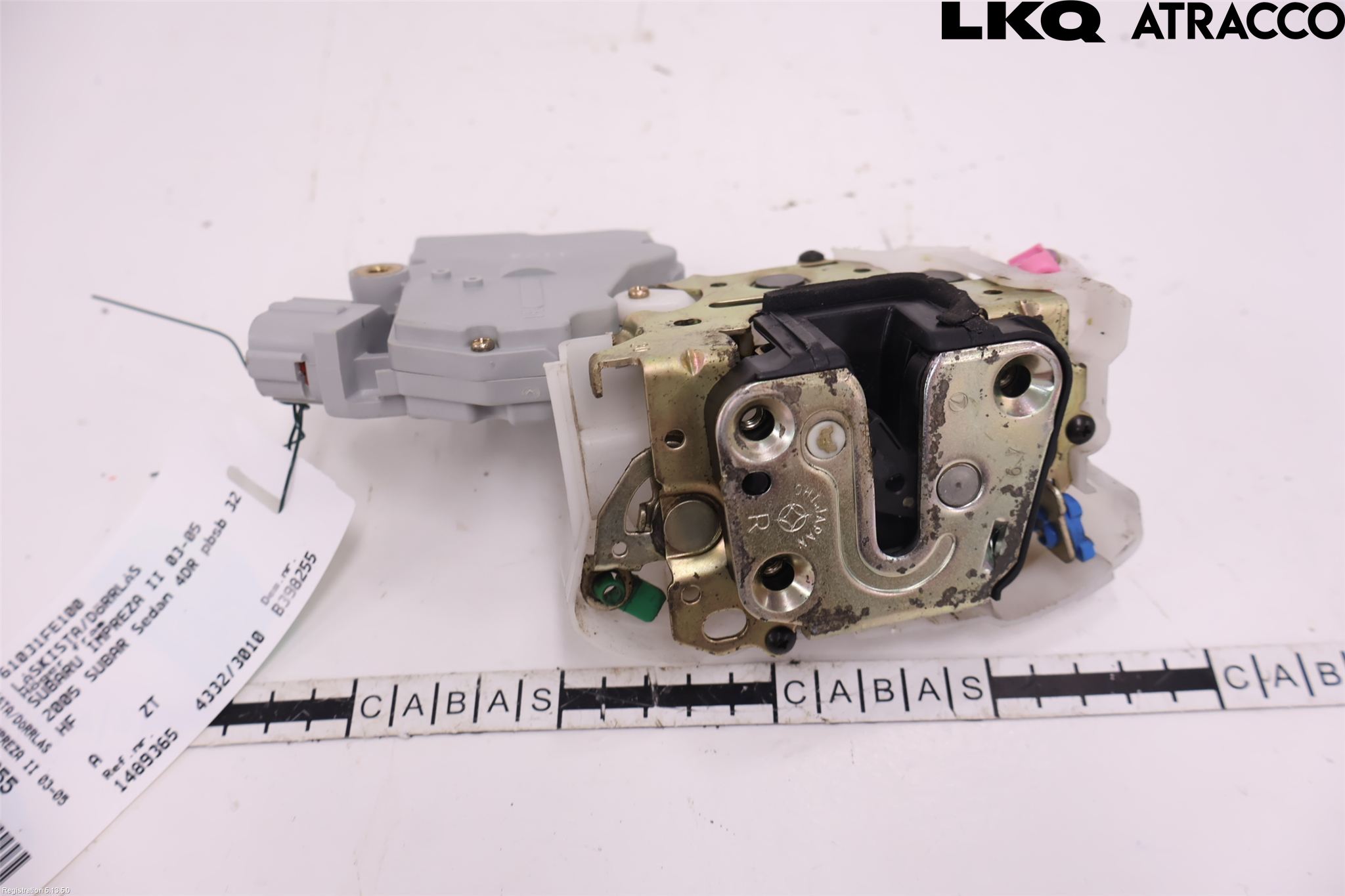 Subaru IMPREZA II  03-05 Låskista-Dörrlås
