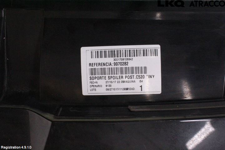 Ford KUGA 17-19 Spoiler Baklucka
