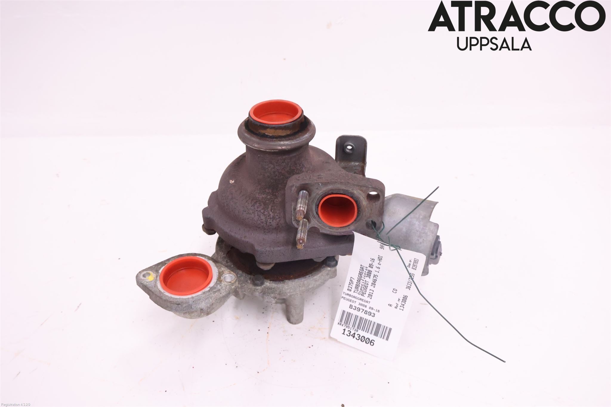 Peugeot 3008 09-16 Turboaggregat