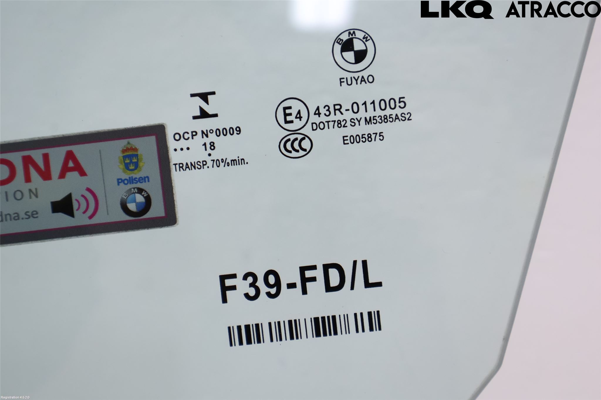 BMW X2 F39 18-23 Dörruta Fram Vänster