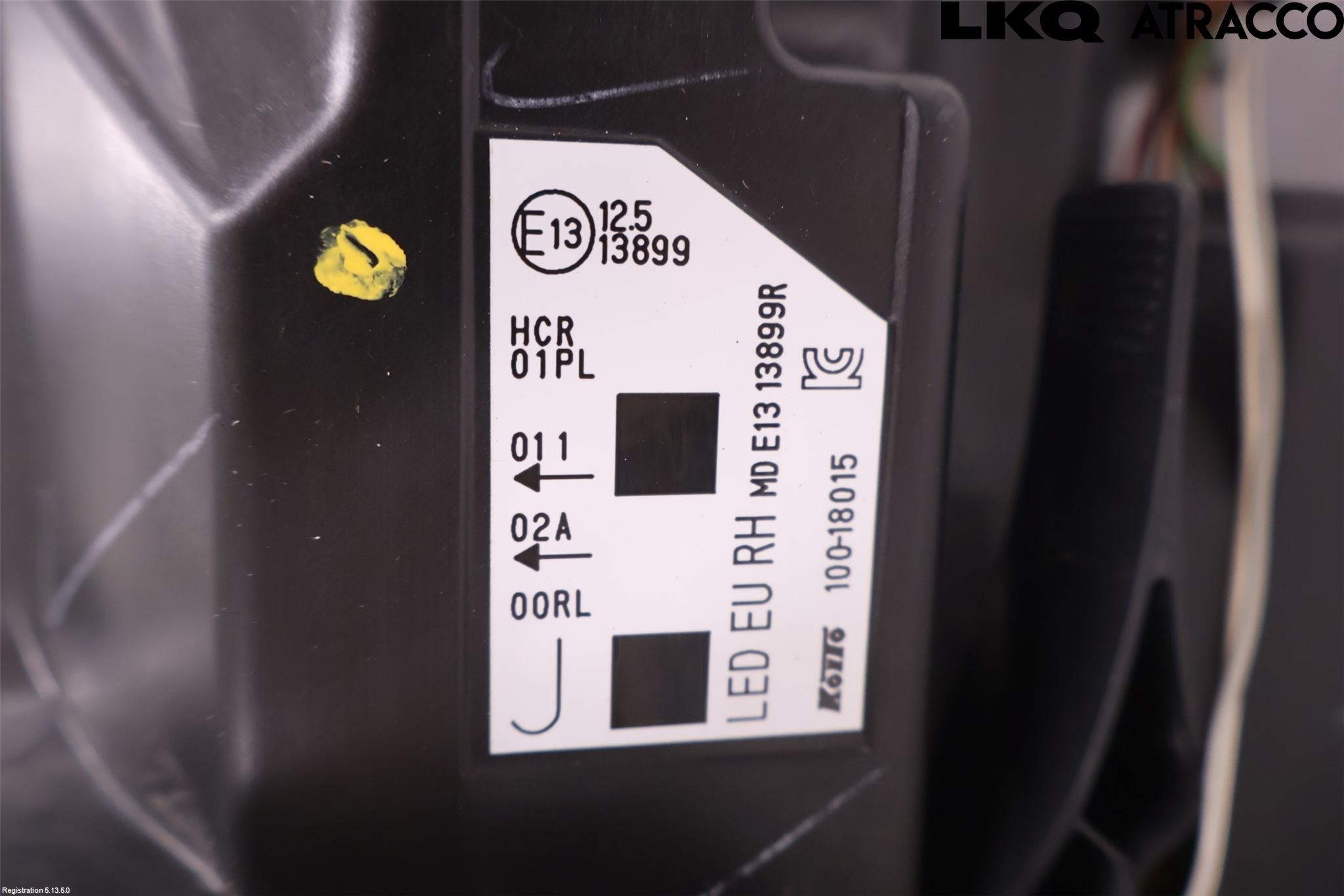 Nissan QASHQAI 14-17 Strålkastare Höger