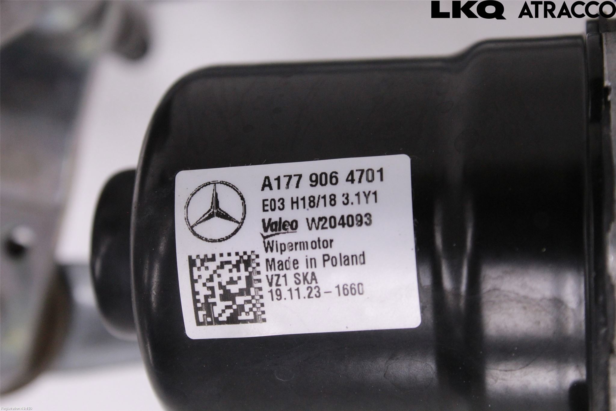 Mercedes-Benz MB CLA-KLASS (C118/X118) 19- Torkarmekanism Vindruta