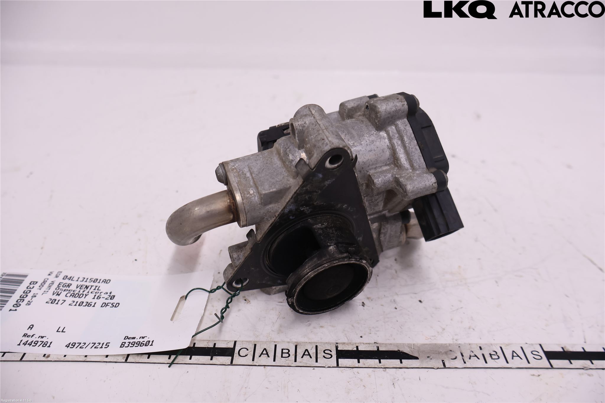 Volkswagen VW CADDY 16-20 Egr Ventil