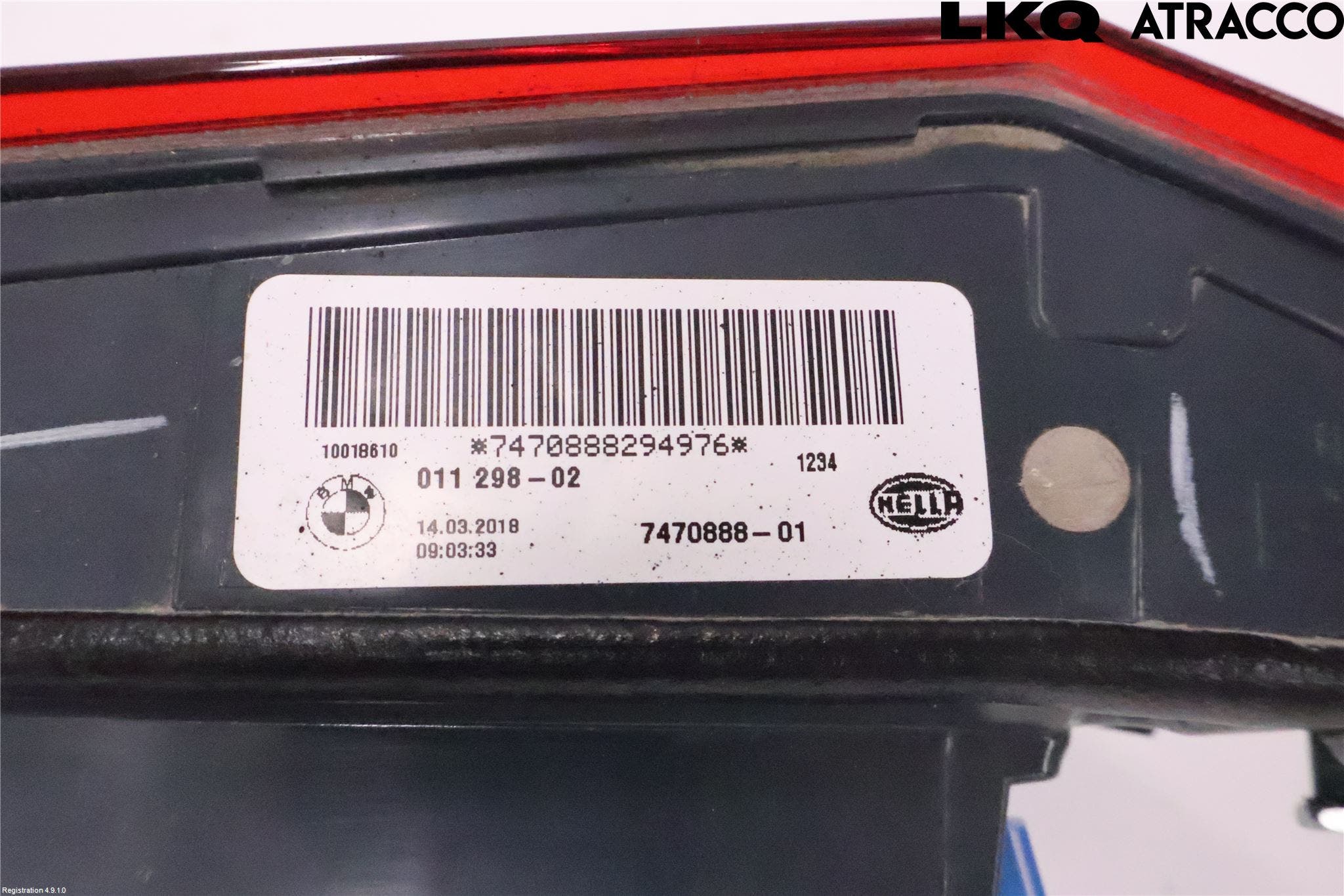 BMW X5 F15 13-18 Bakljus Lucka Hö