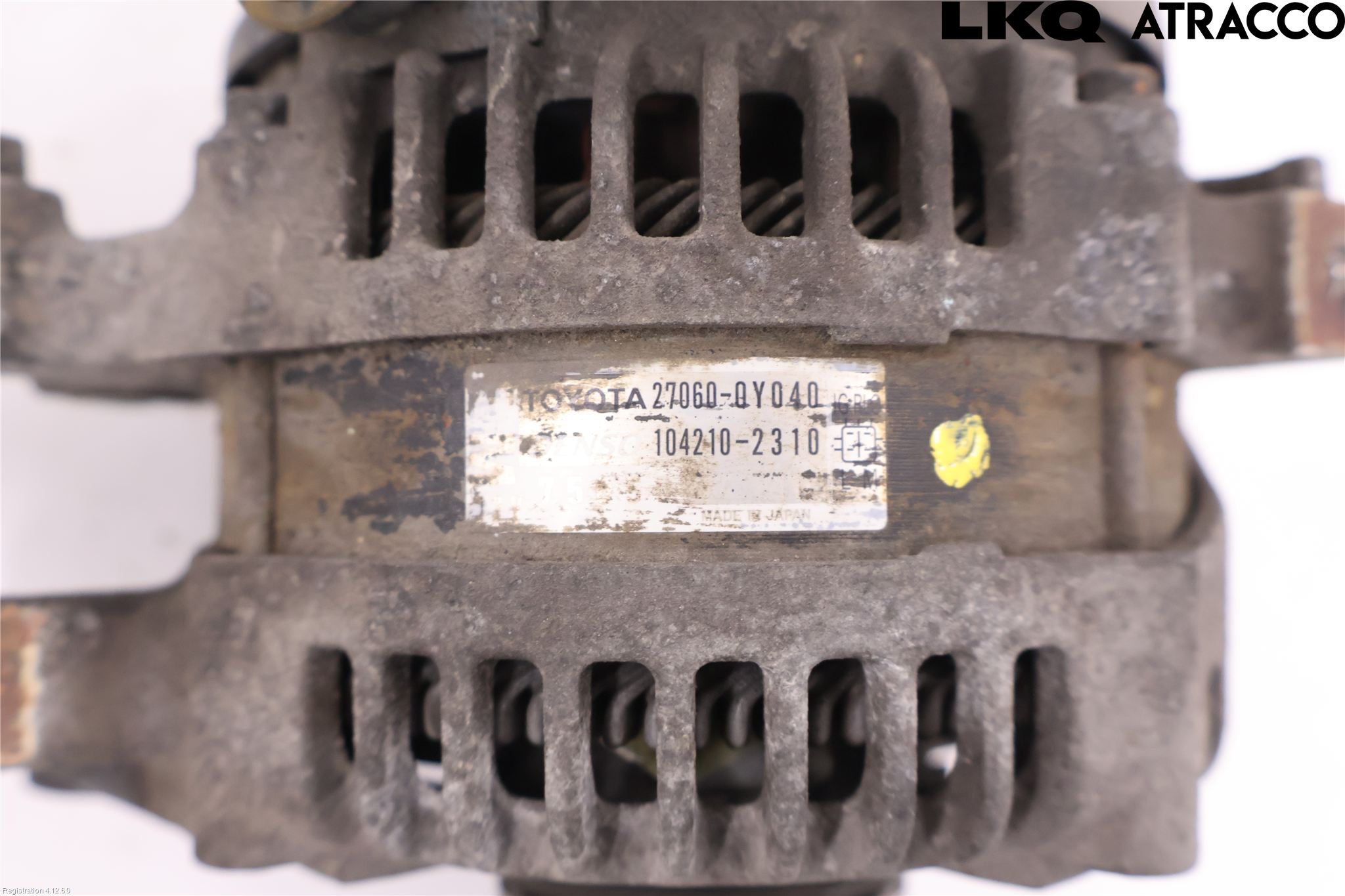 Toyota YARIS XP90 06-11 Generator