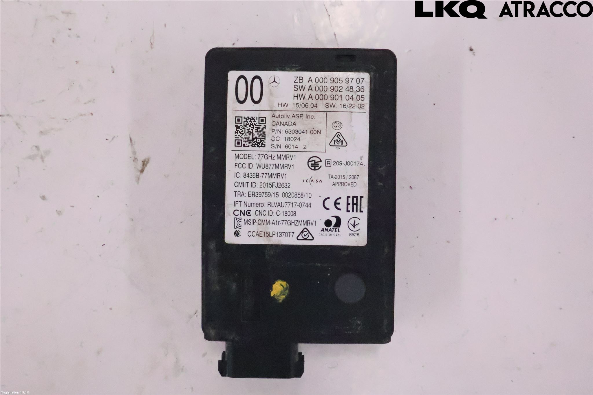 Mercedes-Benz MB S-KLASS (W222) 13-20 Sensor Aktivt Kollisionsskydd