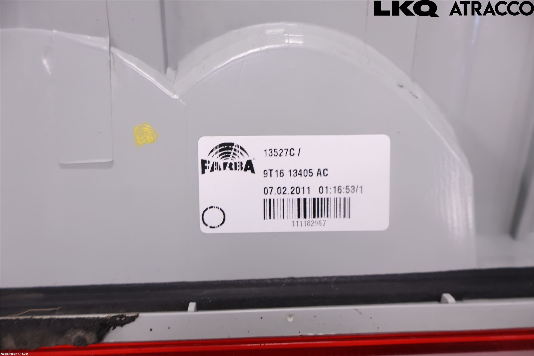 Ford TRANSIT CONNECT 09-13 Bakljus Vänster