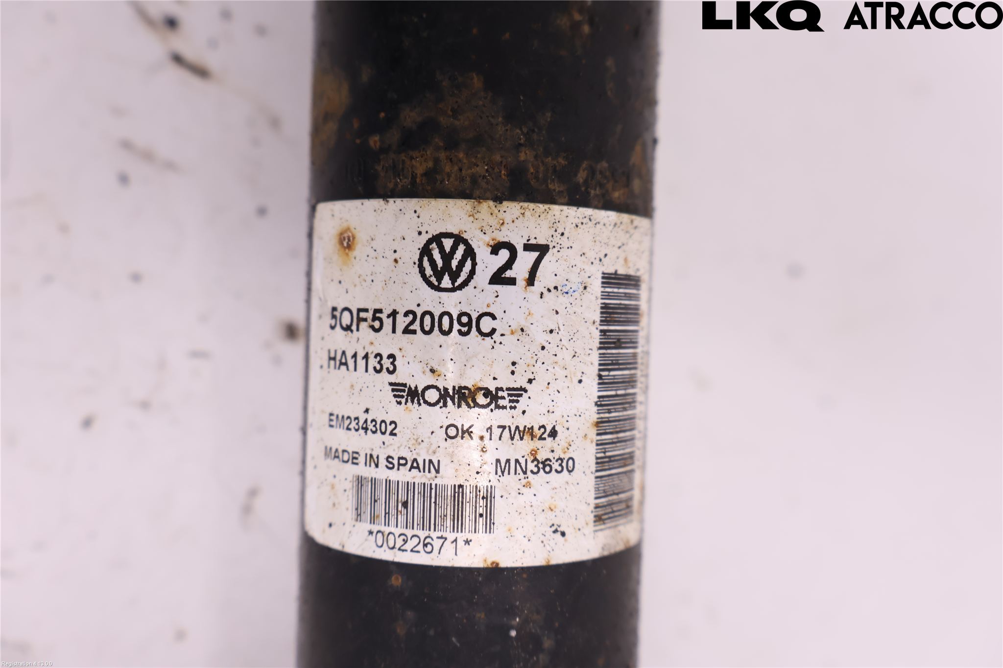 Volkswagen VW TIGUAN 16-24 Stötdämpare Bak
