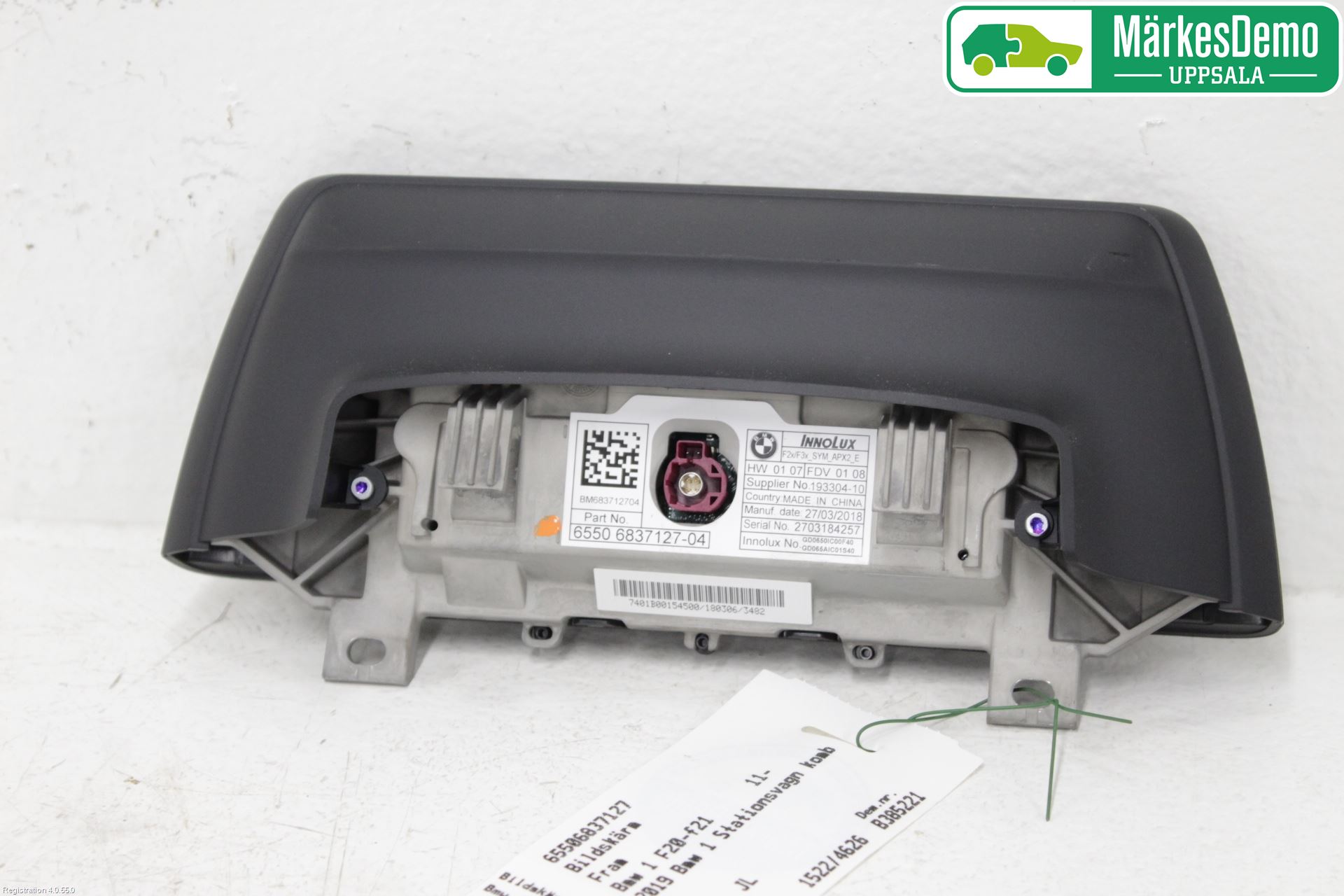 BMW 1 F20/F21 11-19 Bildskärm