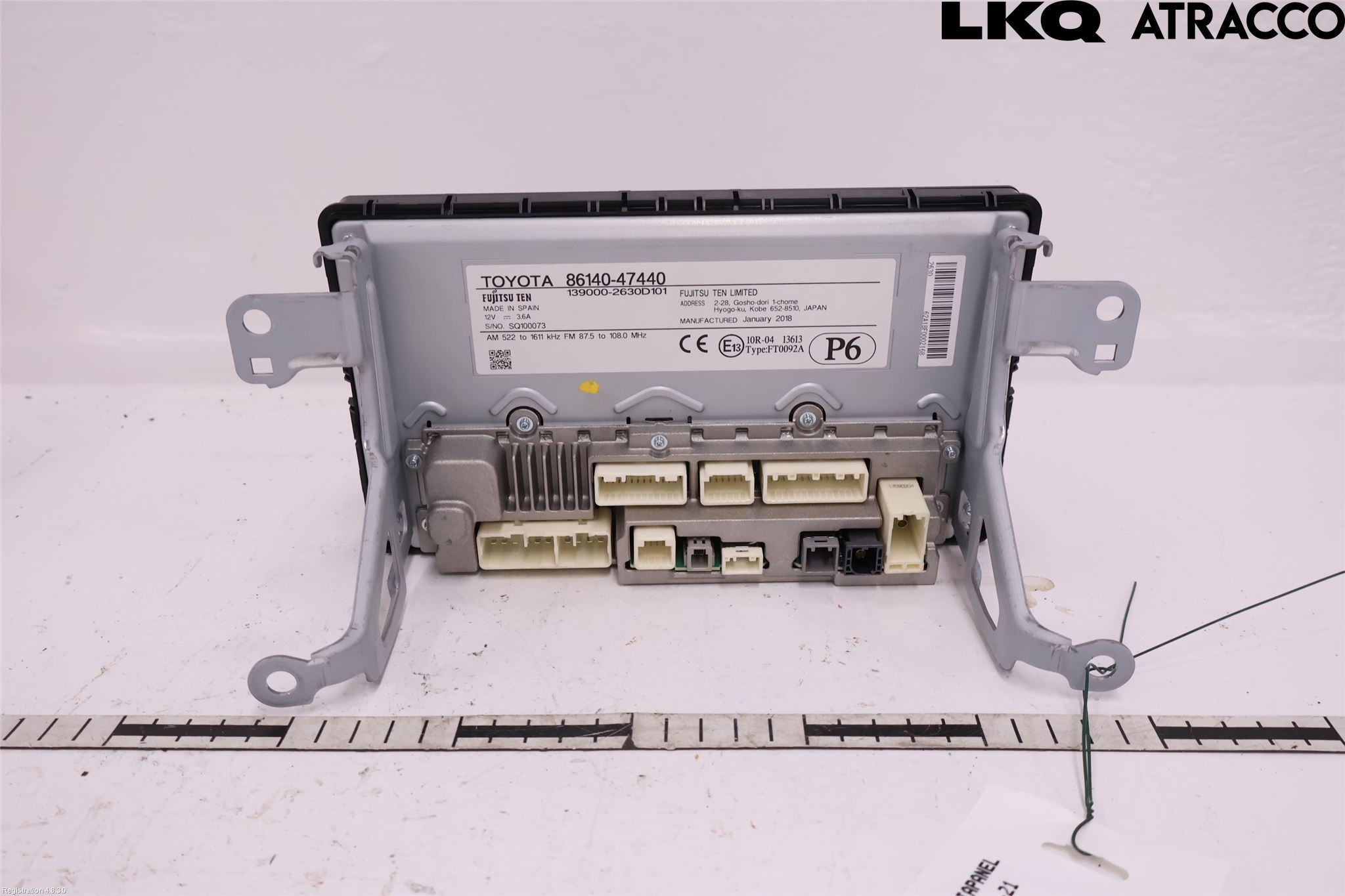 Toyota PRIUS (ZVW50) 16-21 Cd Radio - Multimediapanel